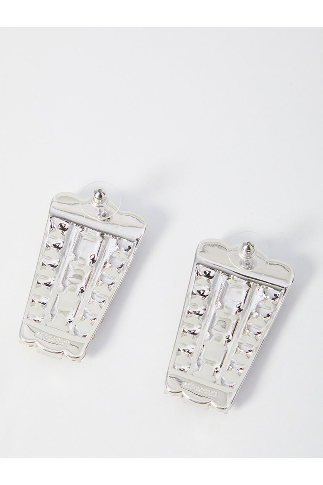 Self Portrait-OUTLET-SALE-Multi crystals earrings-ARCHIVIST