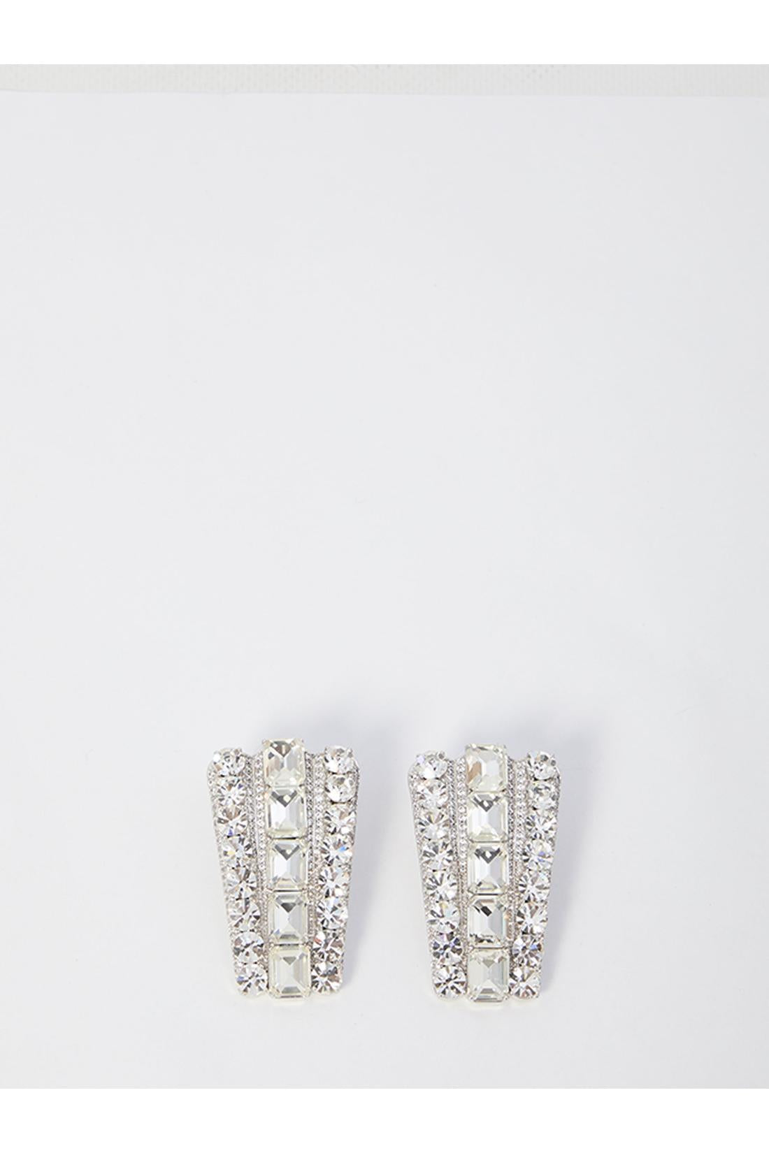 Self Portrait-OUTLET-SALE-Multi crystals earrings-ARCHIVIST