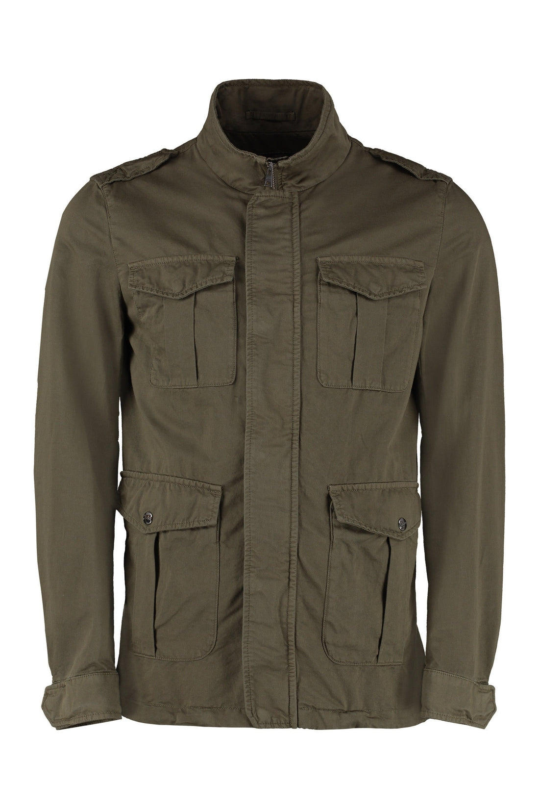 Herno-OUTLET-SALE-Multi-pocket cotton blend jacket-ARCHIVIST