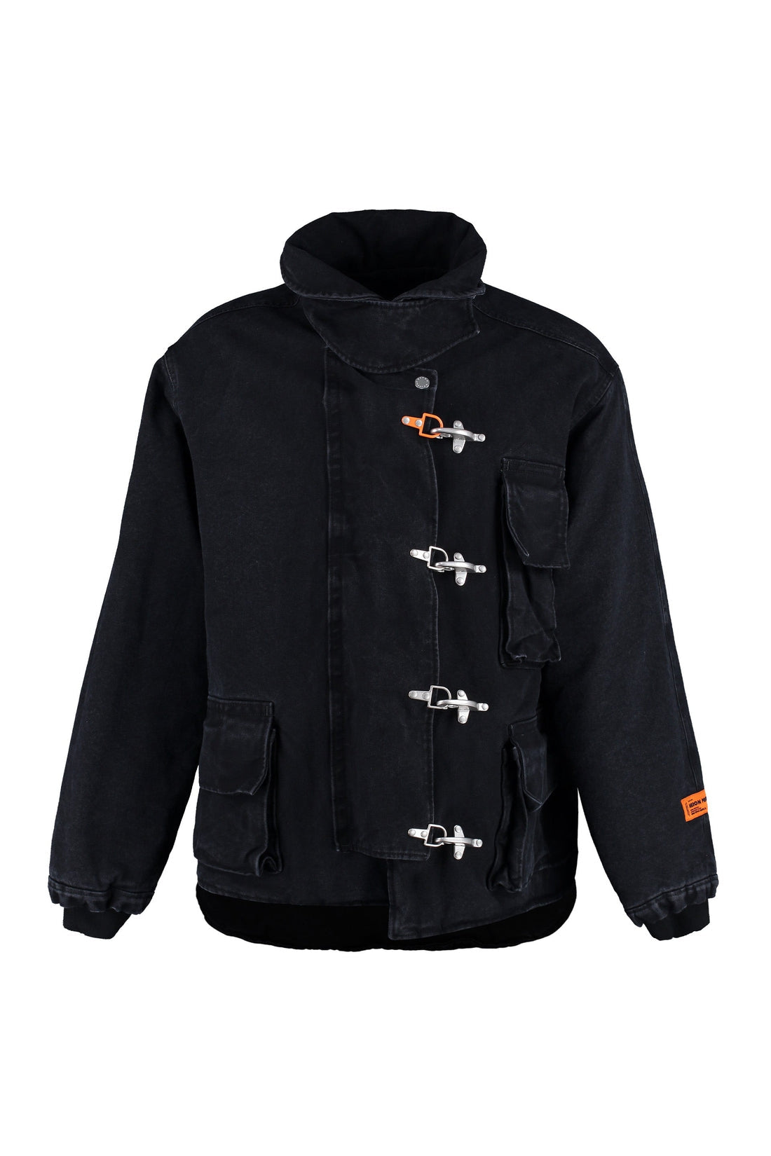 Heron Preston-OUTLET-SALE-Multi-pocket cotton jacket-ARCHIVIST