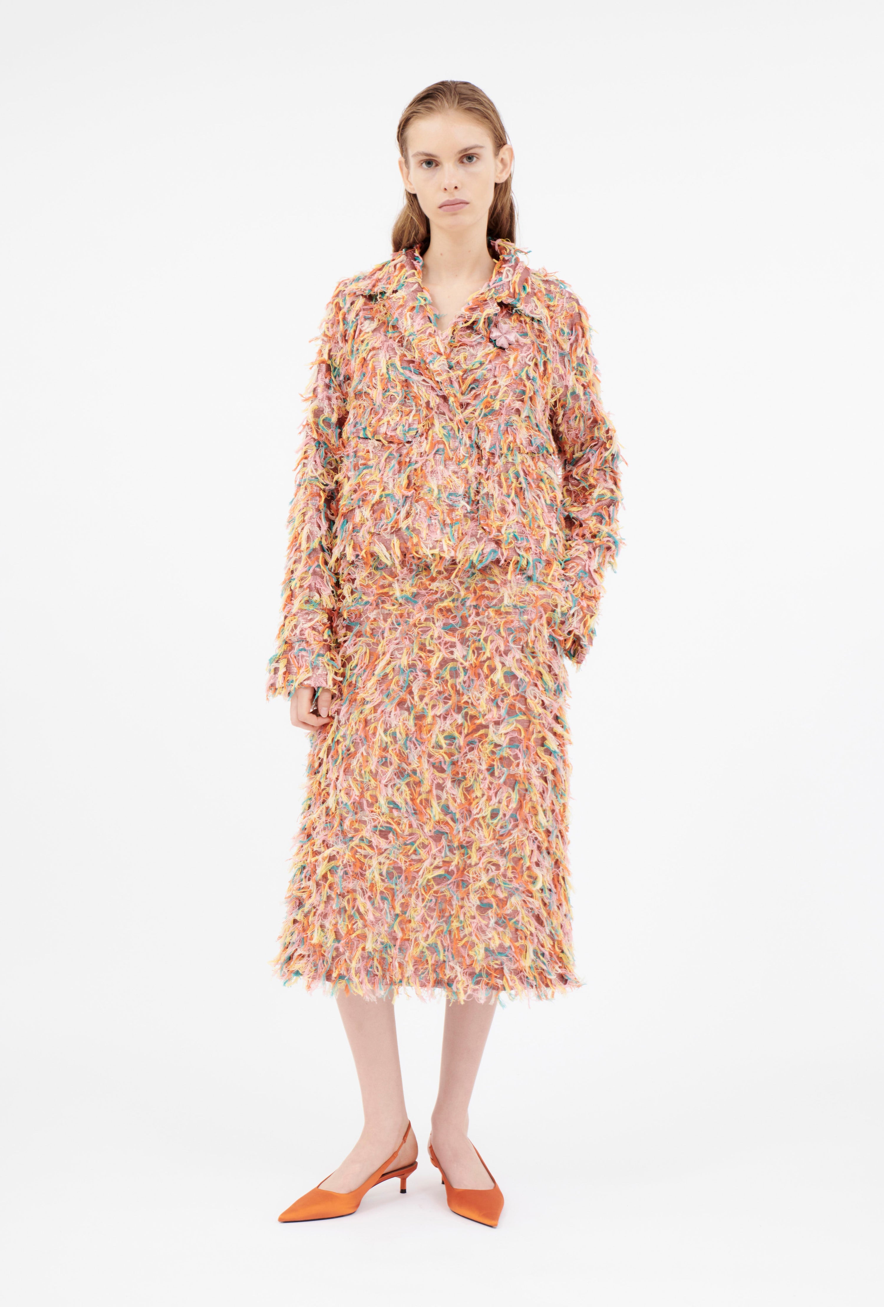 Odeeh-Multicolor Fringes Jacke, Candy-Jacken & Mäntel-Black-Deal-Outlet-by-ARCHIVIST