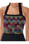 BALMAIN-OUTLET-SALE-Multicolor monogram top-ARCHIVIST