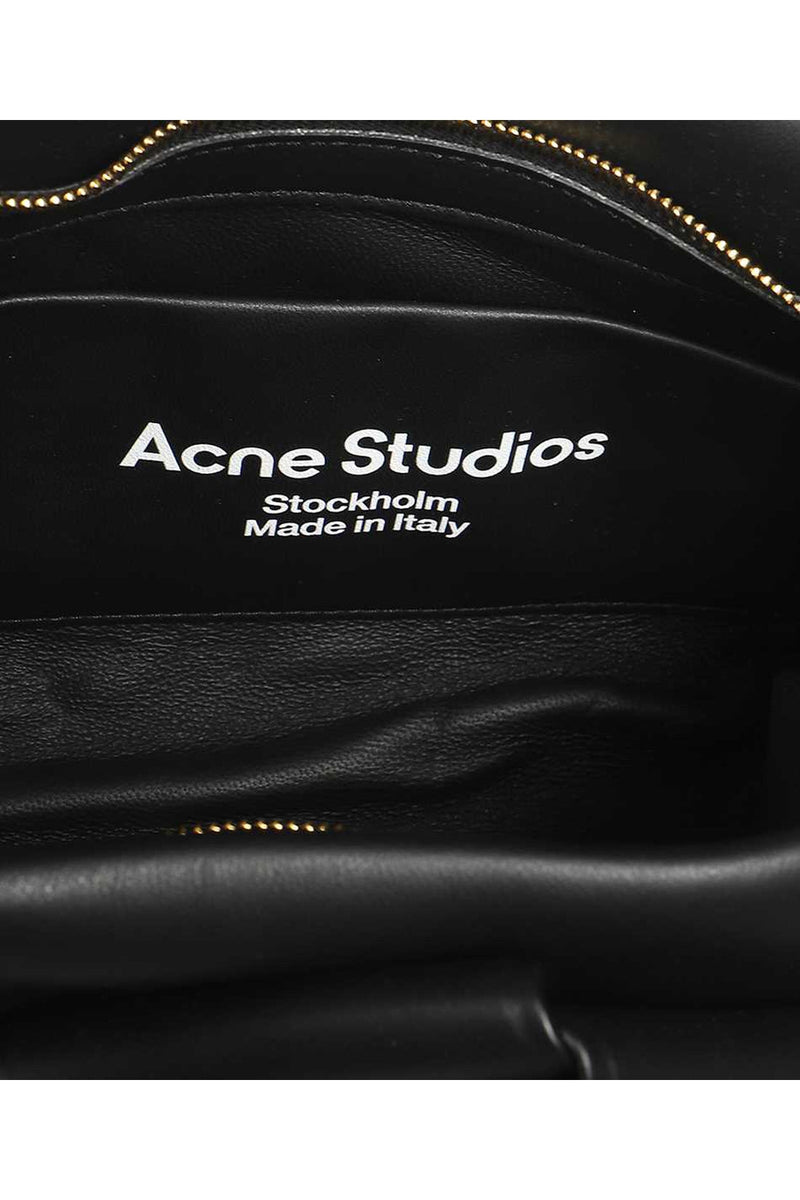 Acne Studios-OUTLET-SALE-Musubi leather crossbody bag-ARCHIVIST