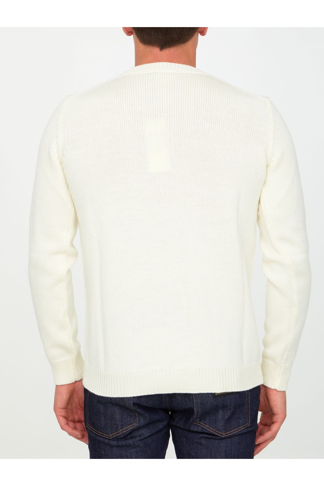 Cream merino wool sweater