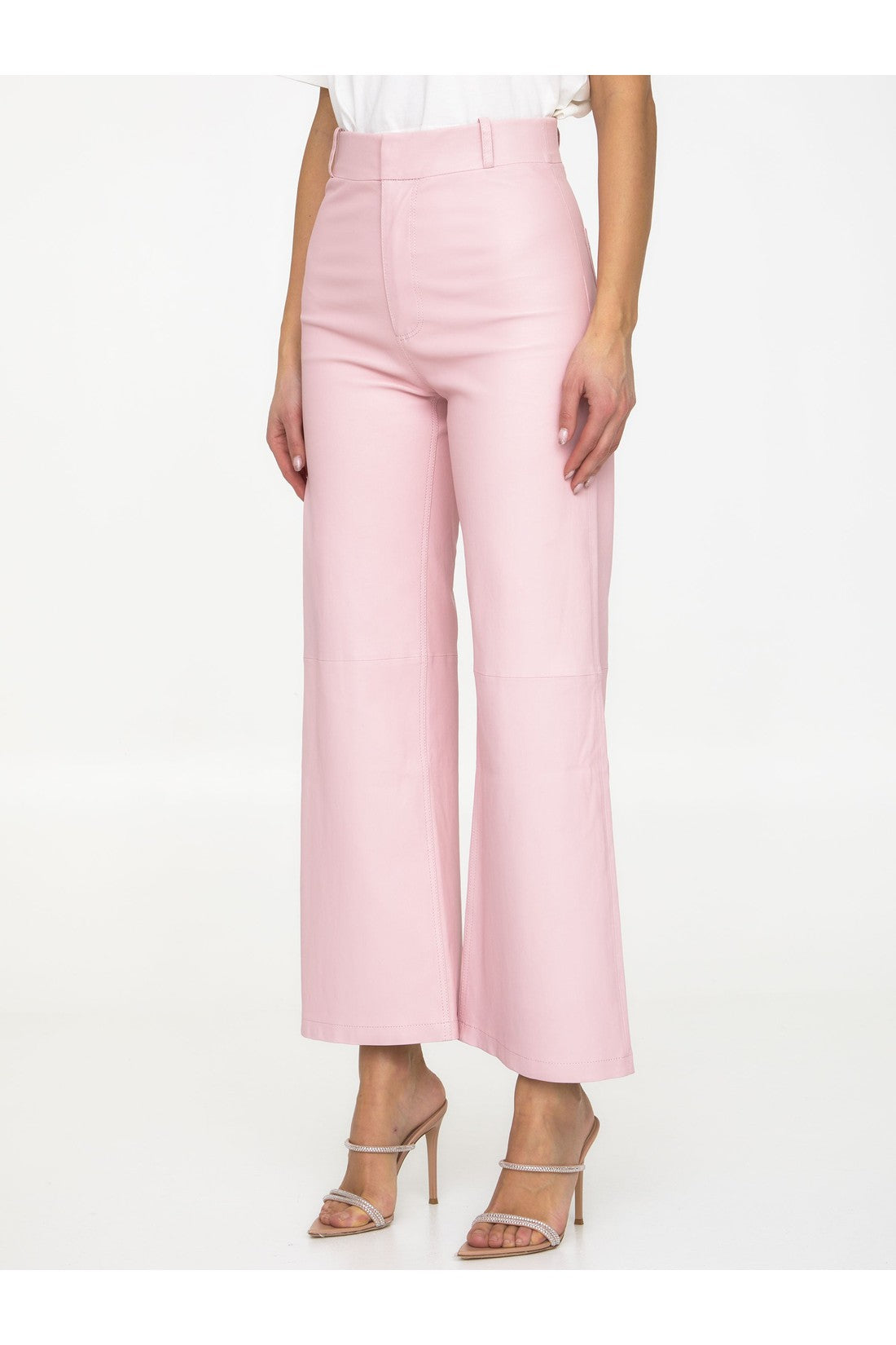 Stretch palazzo trousers