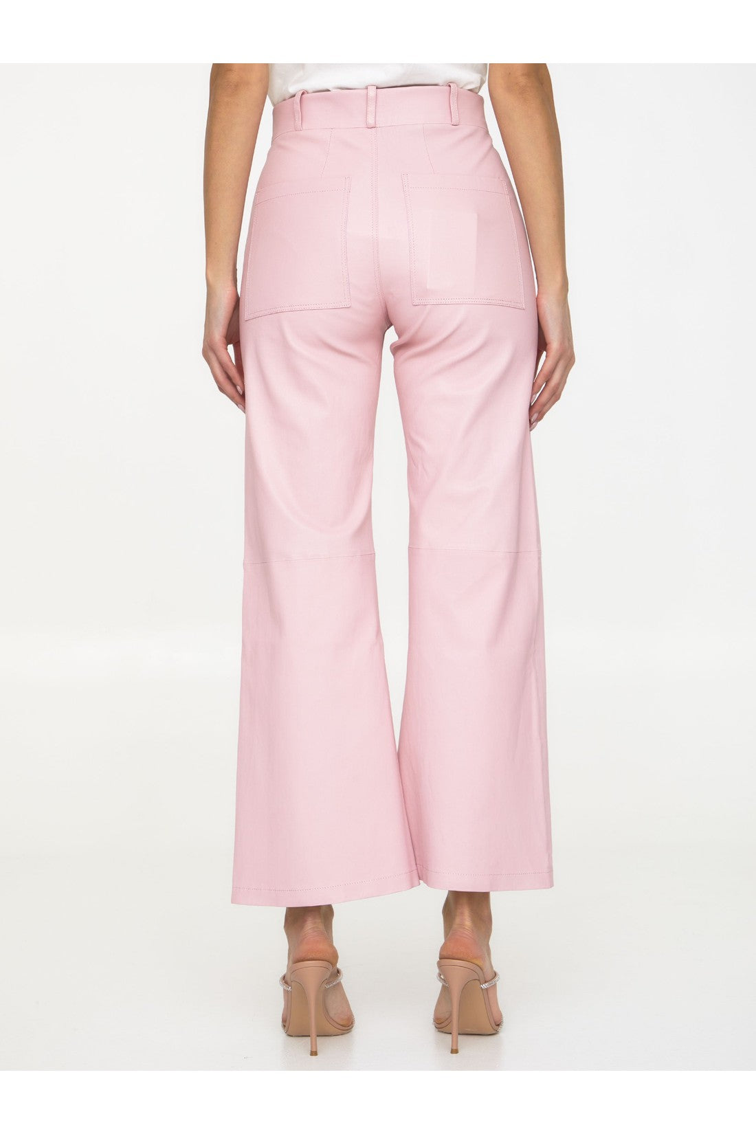 Stretch palazzo trousers