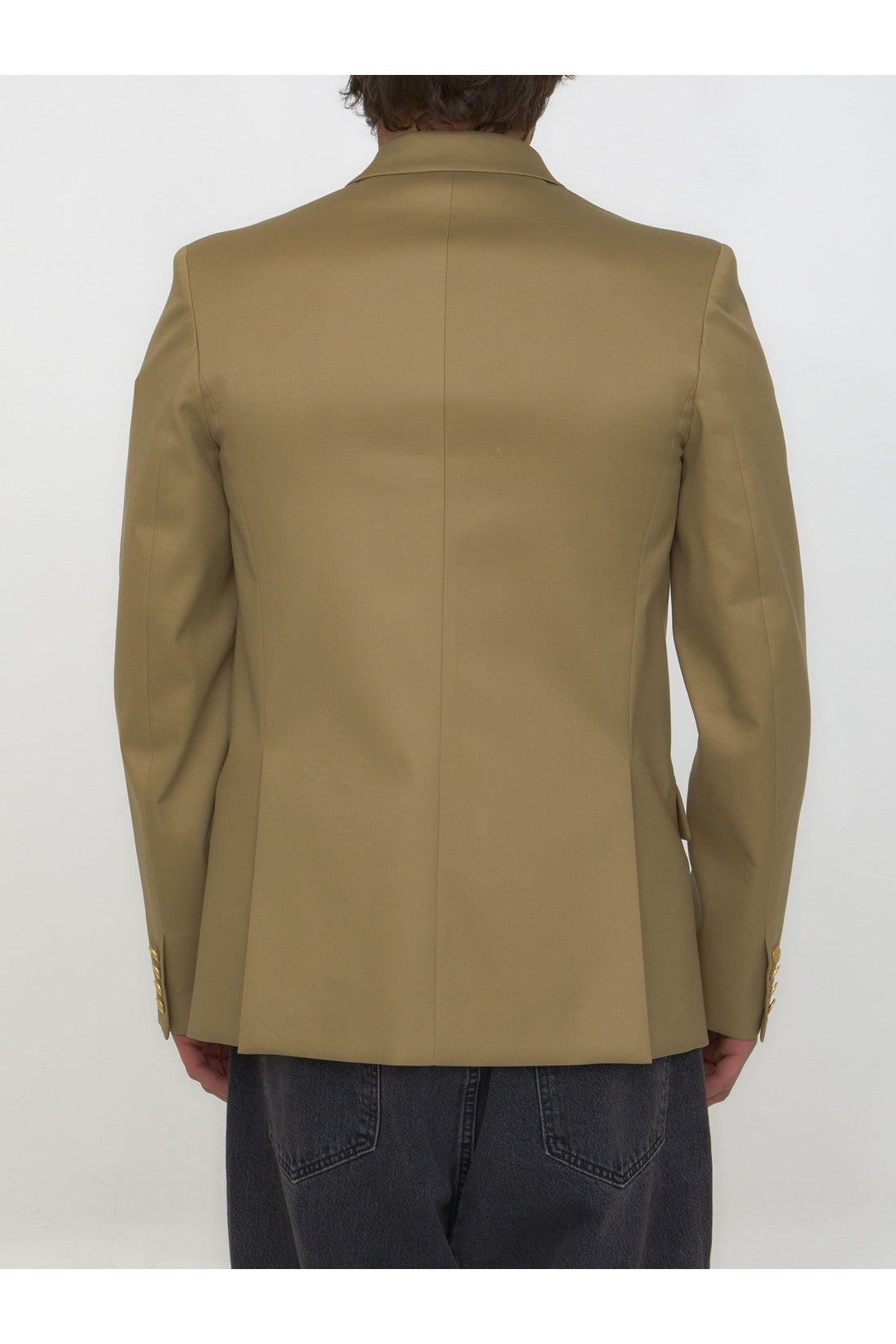Double-breasted cotton jacket