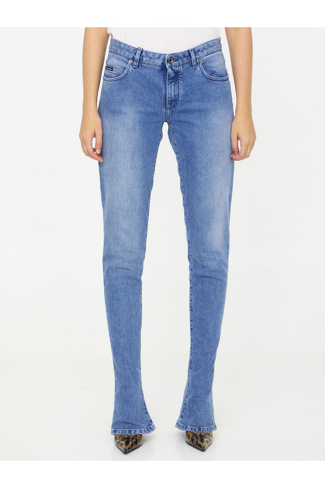 Light-blue denim jeans