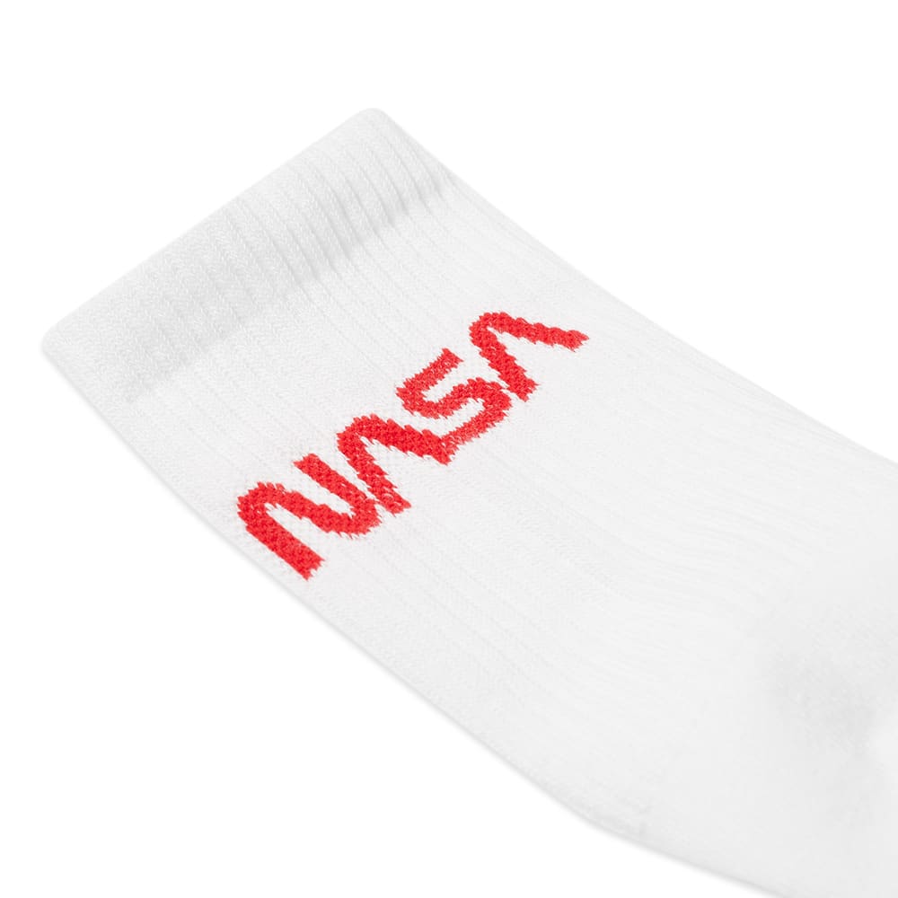 Heron Preston-OUTLET-SALE-NASA Logo Long Socks-ARCHIVIST