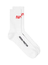 Heron Preston-OUTLET-SALE-NASA Logo Long Socks-ARCHIVIST