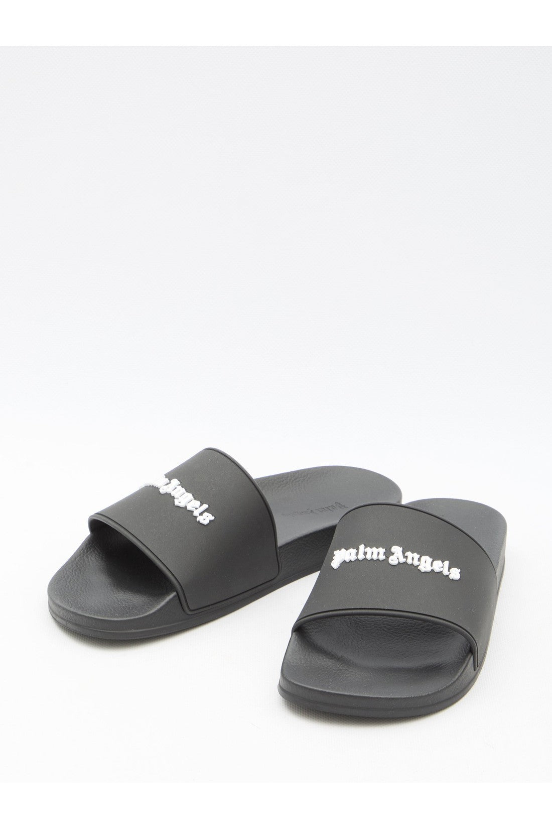 Monogram rubber slide sandals
