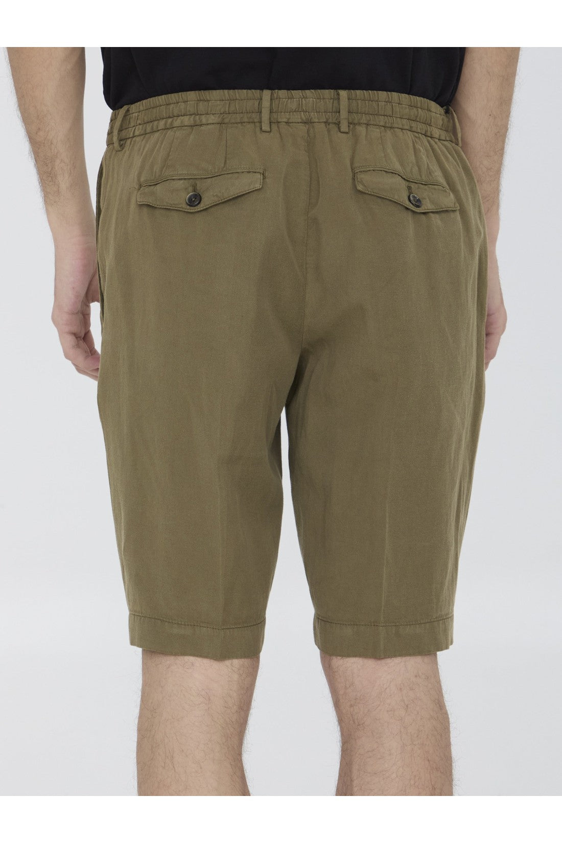 Elasticated bermuda shorts