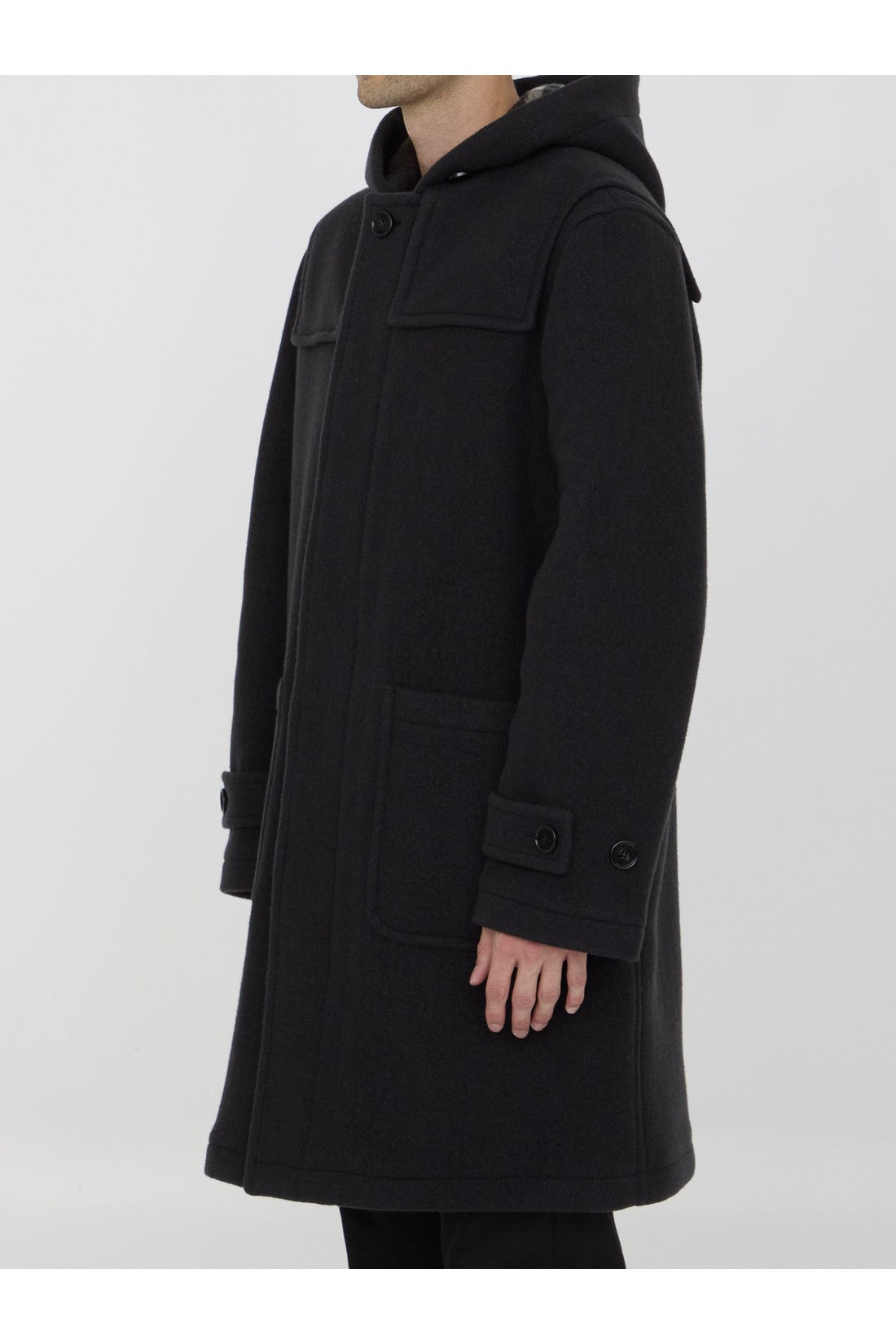 Wool duffle coat