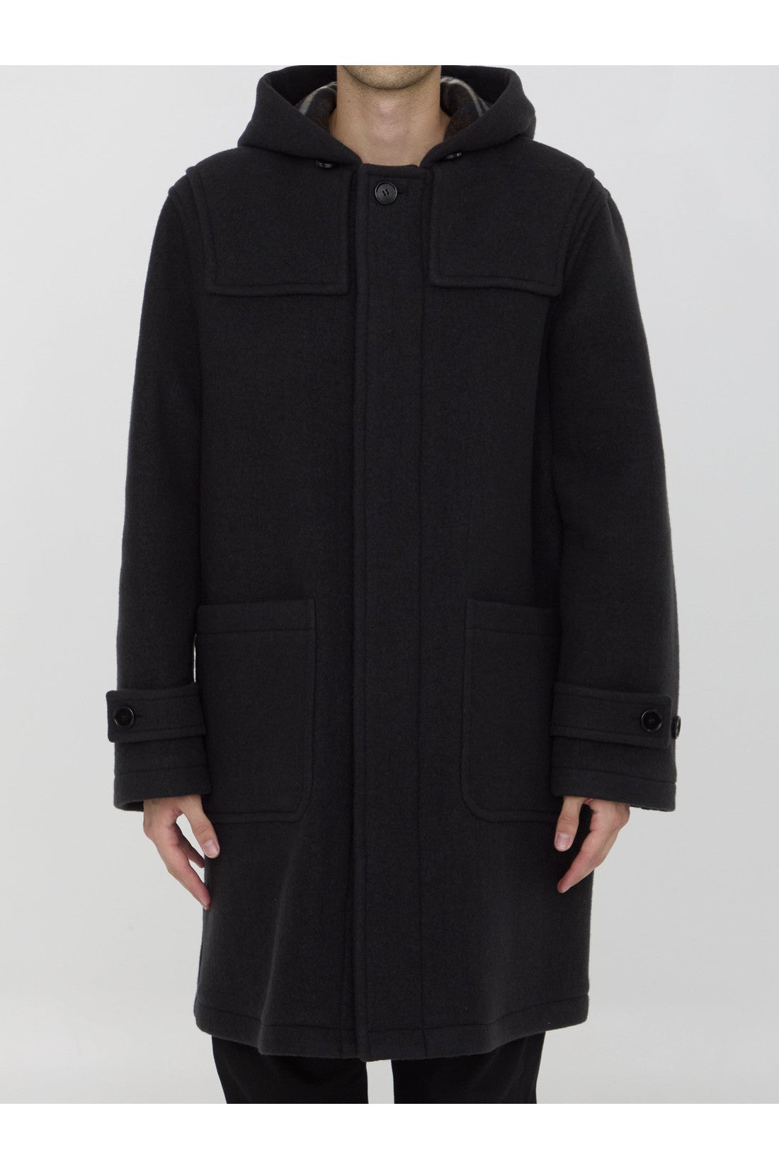 Wool duffle coat