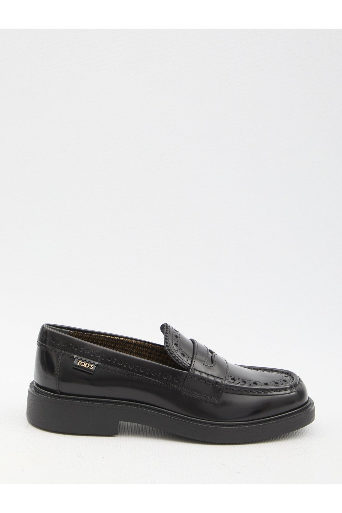 Leather loafers