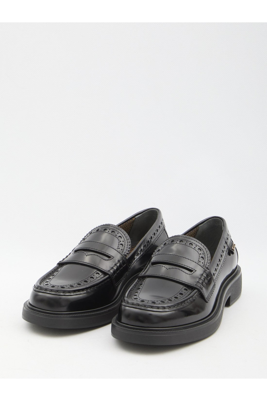 Leather loafers