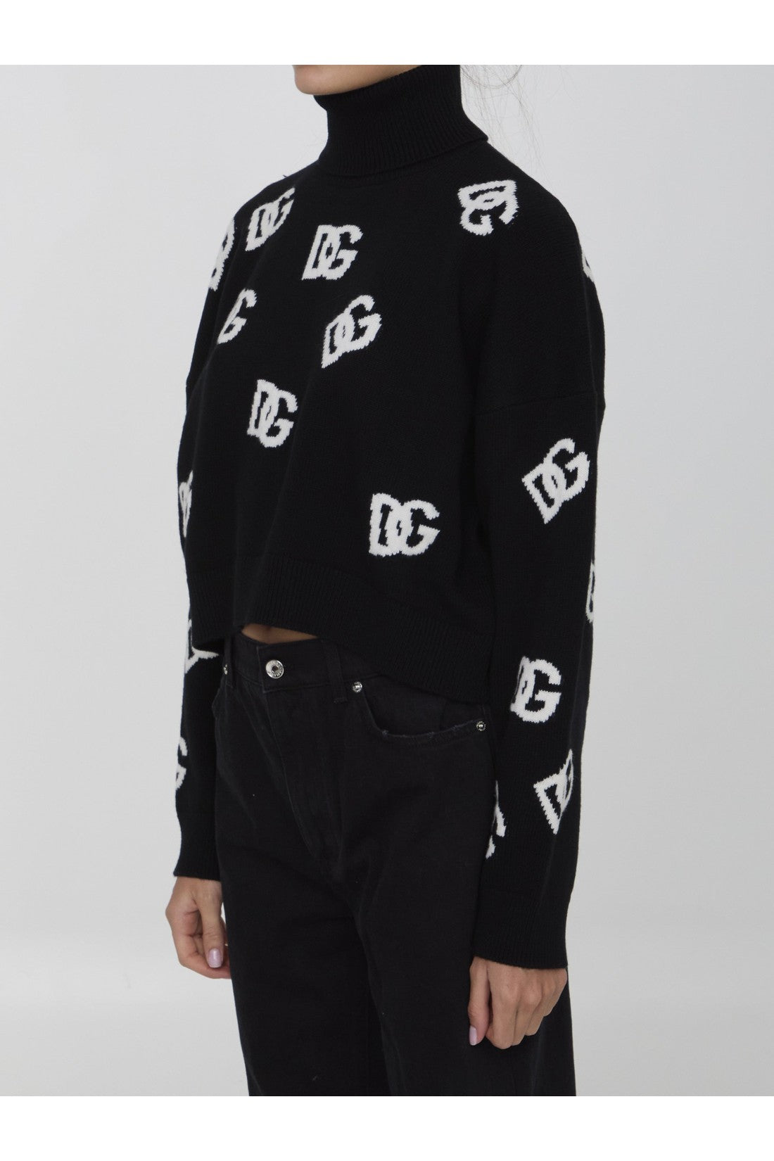 Turtleneck sweater with DG logo