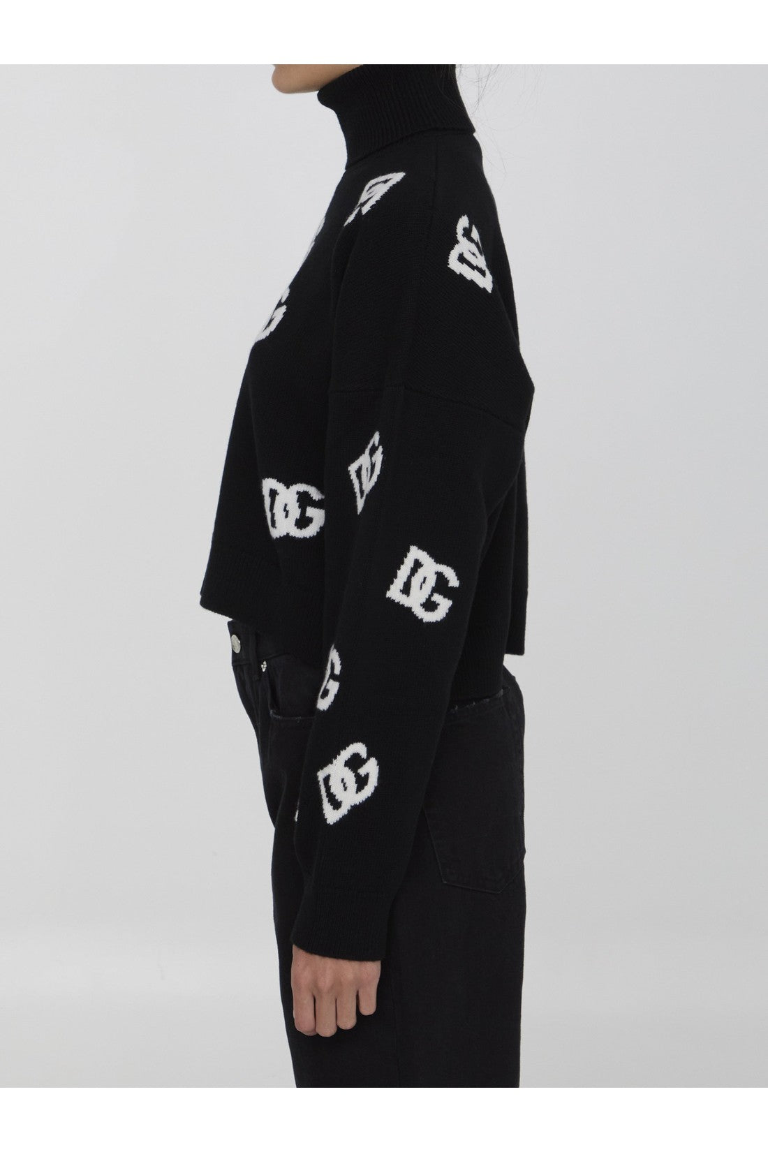 Turtleneck sweater with DG logo