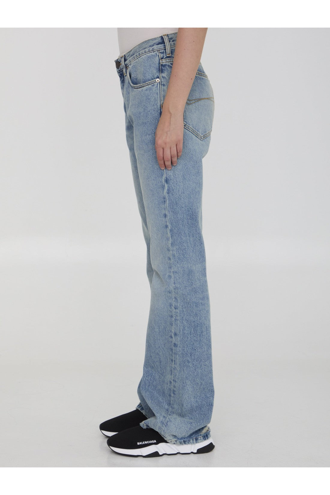 Low waist straight jeans