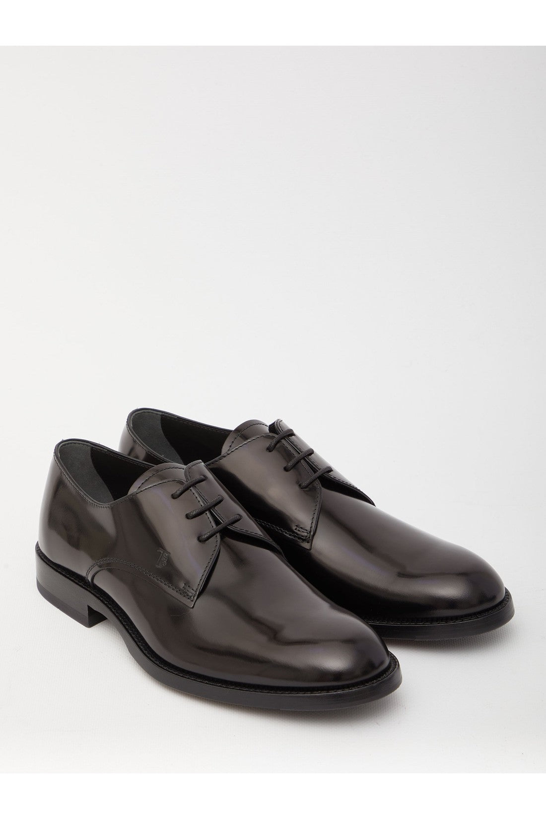 Leather derby shoes