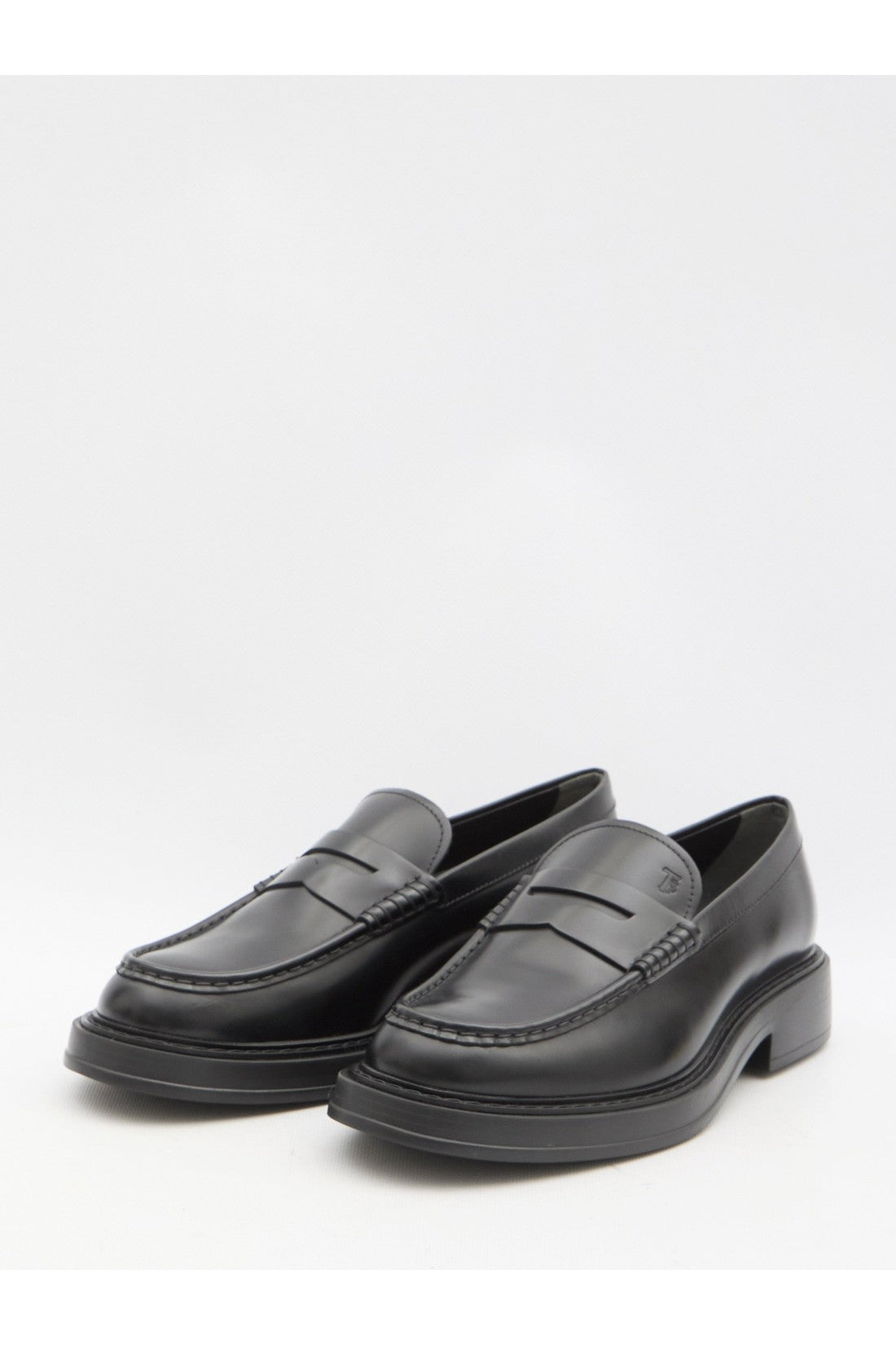 Leather loafers