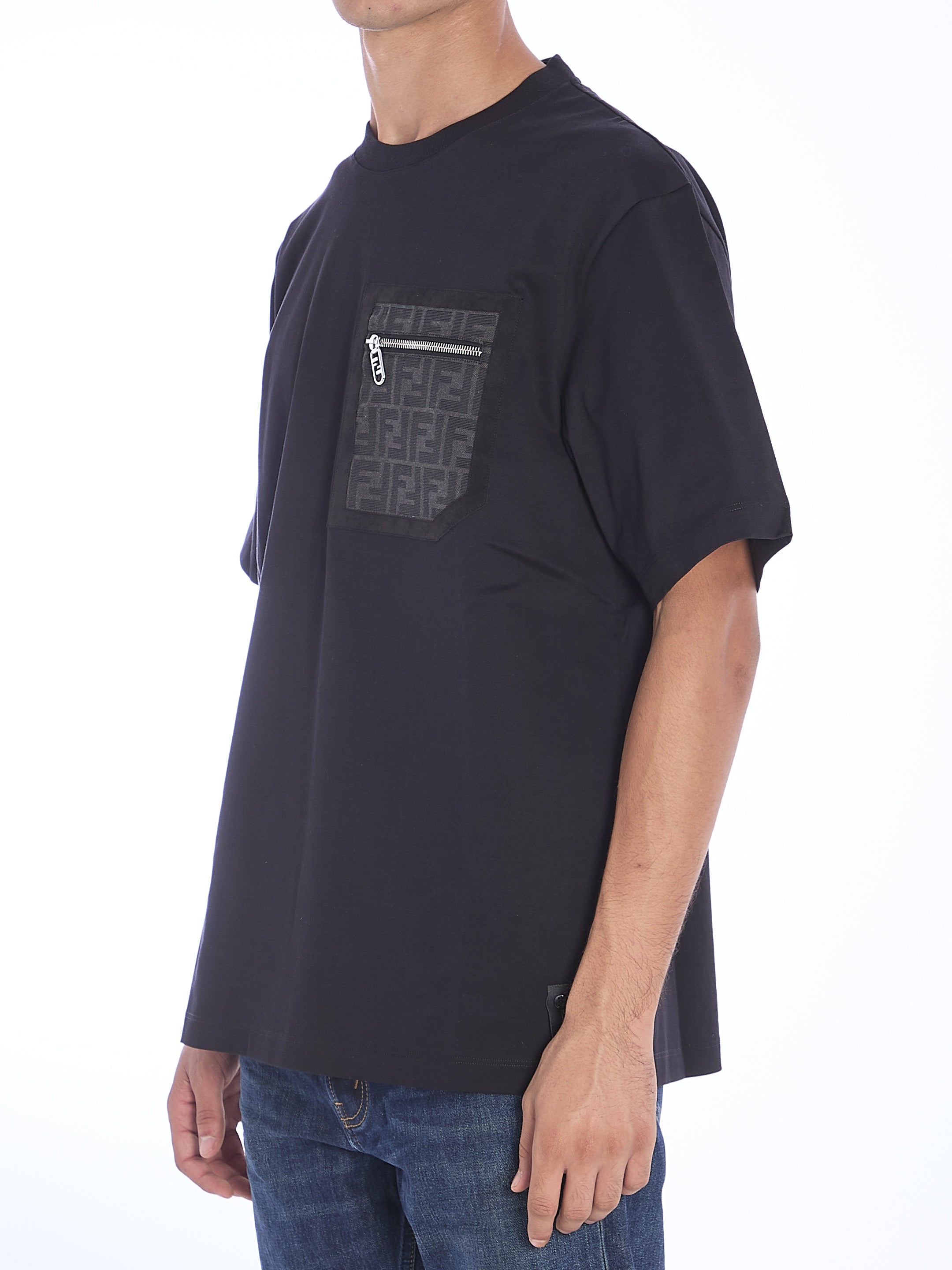 FENDI-OUTLET-SALE-Jersey t-shirt-ARCHIVIST