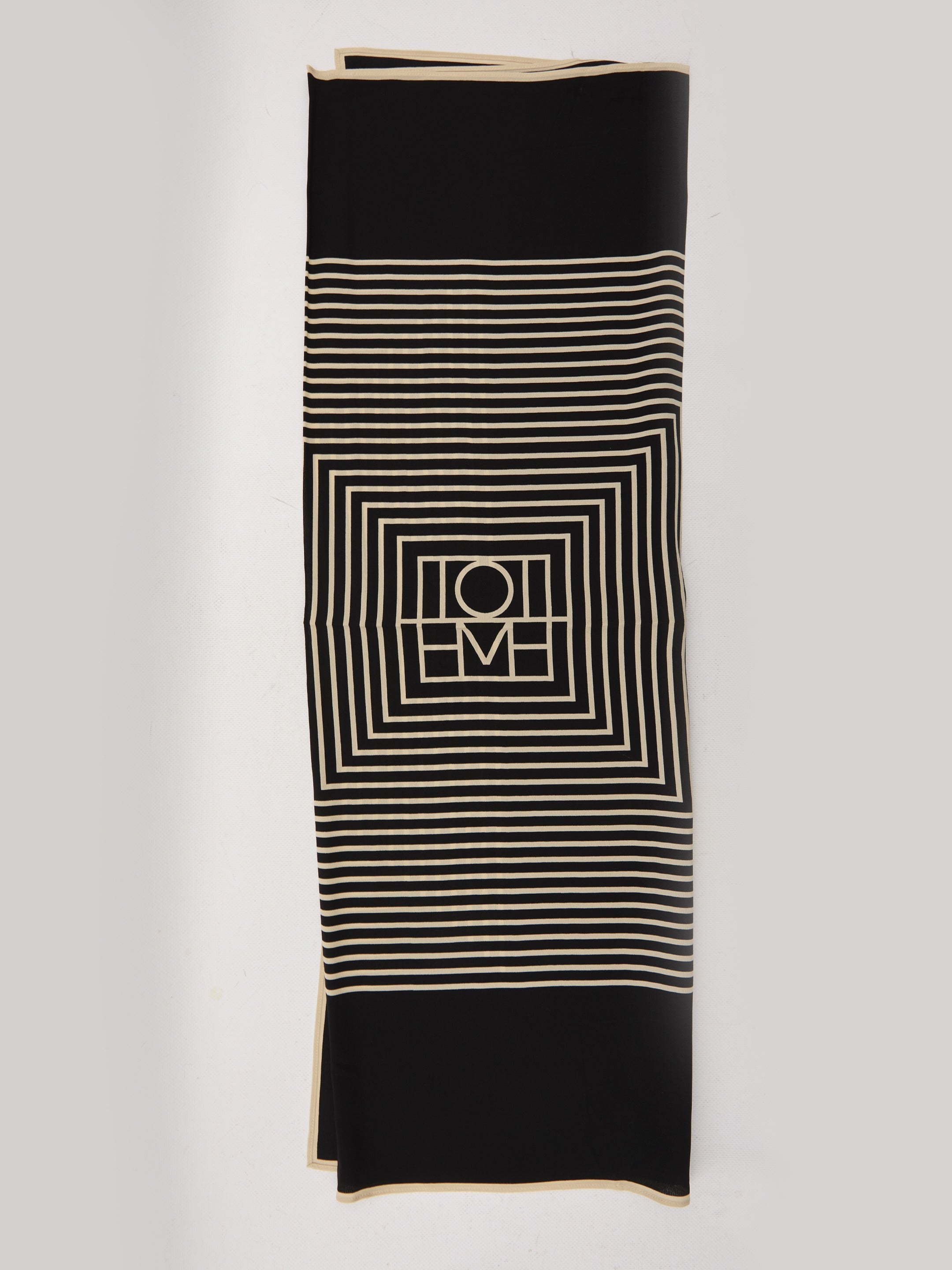 Centered Monogram scarf