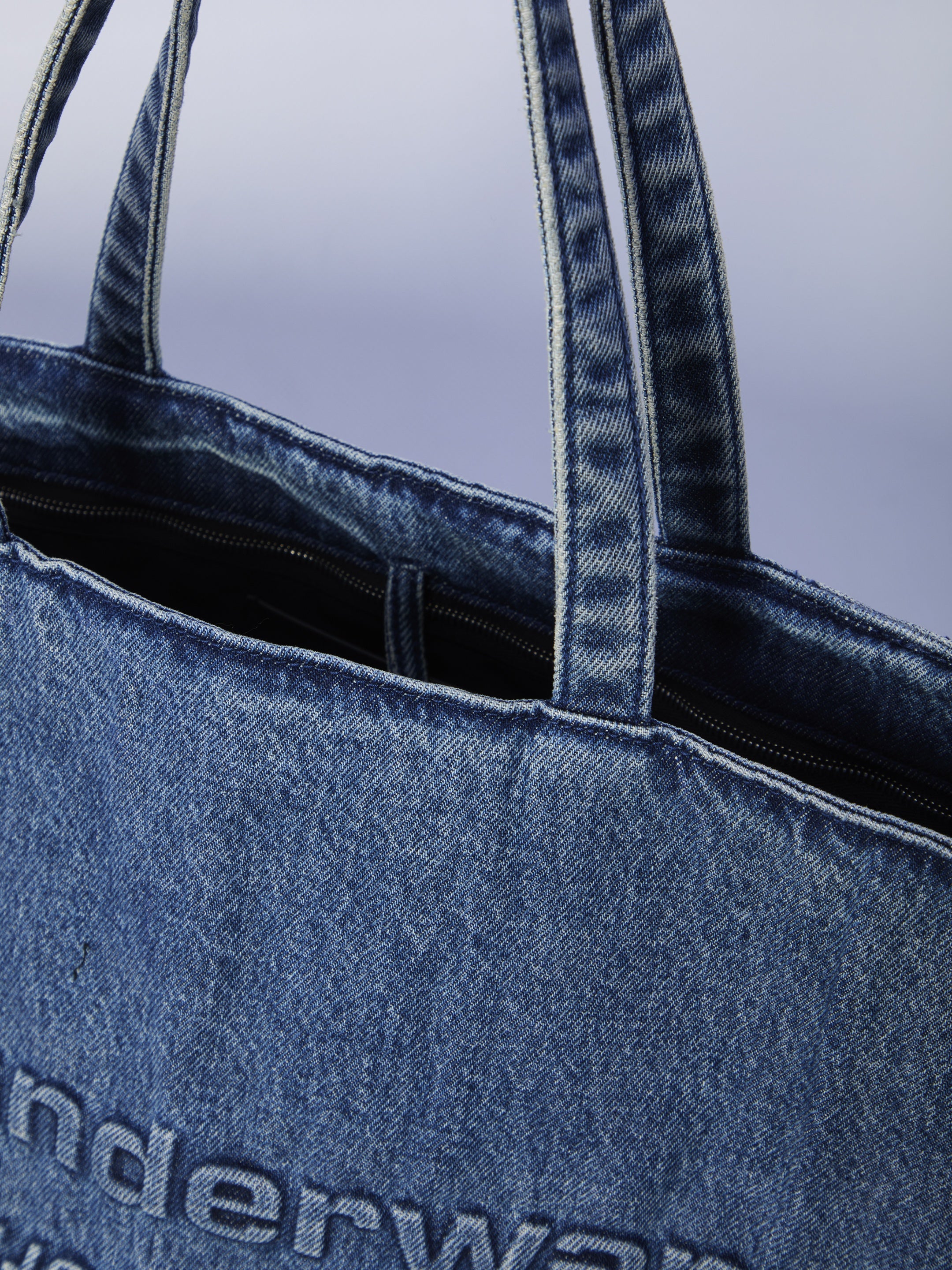 Denim Tote Bag Punch