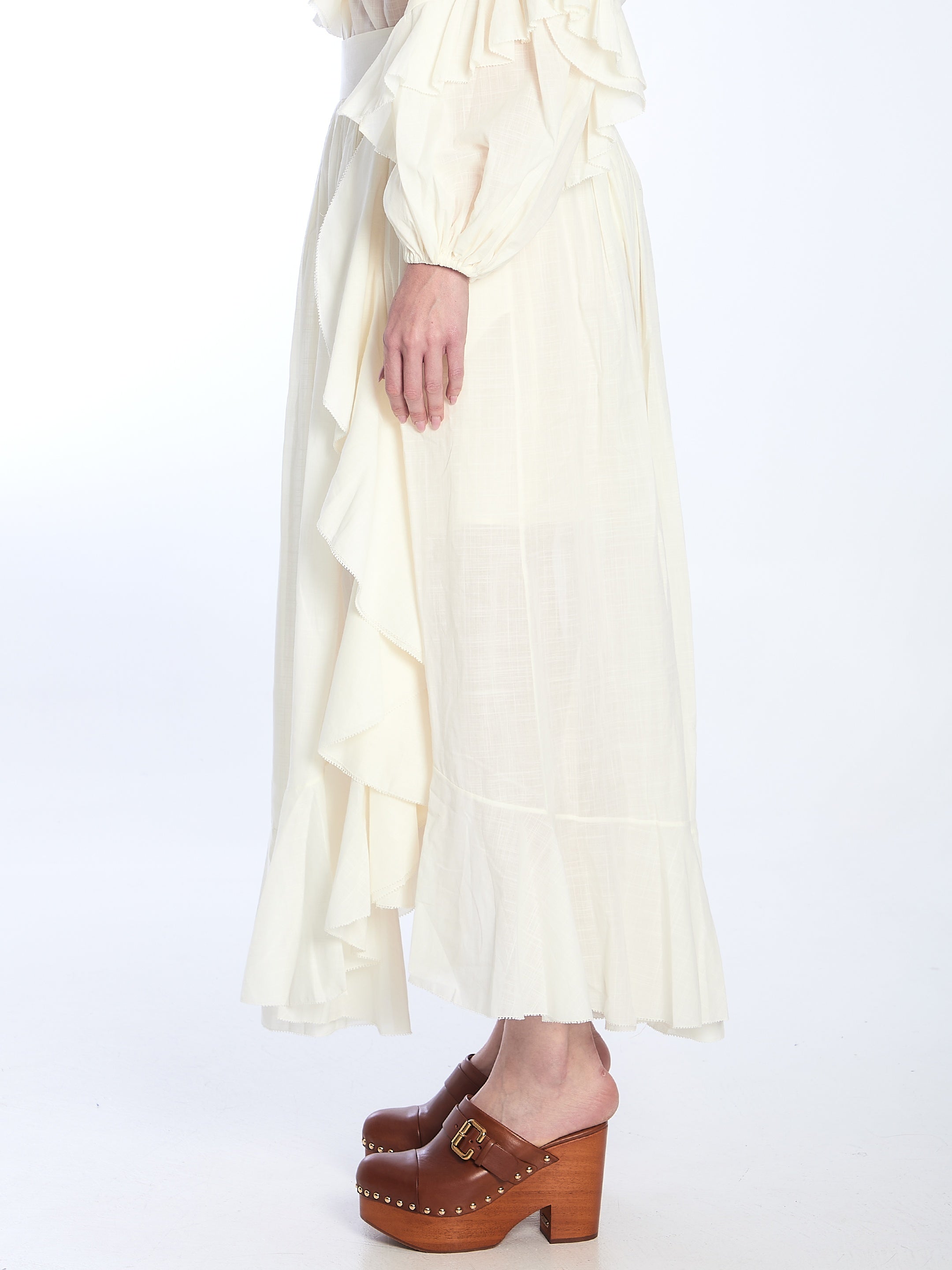 Ivory Maxi Skirt