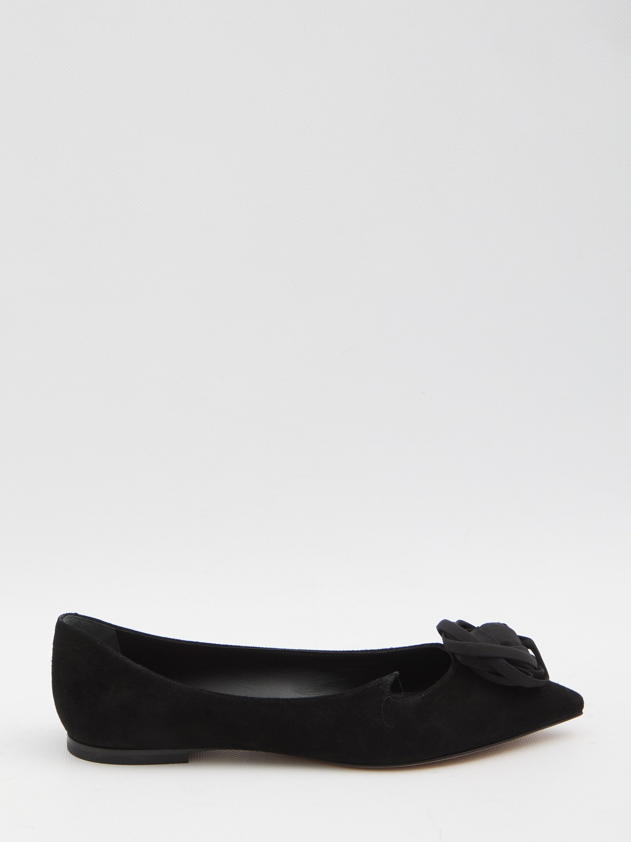 I Love Vivier ballerinas with rose