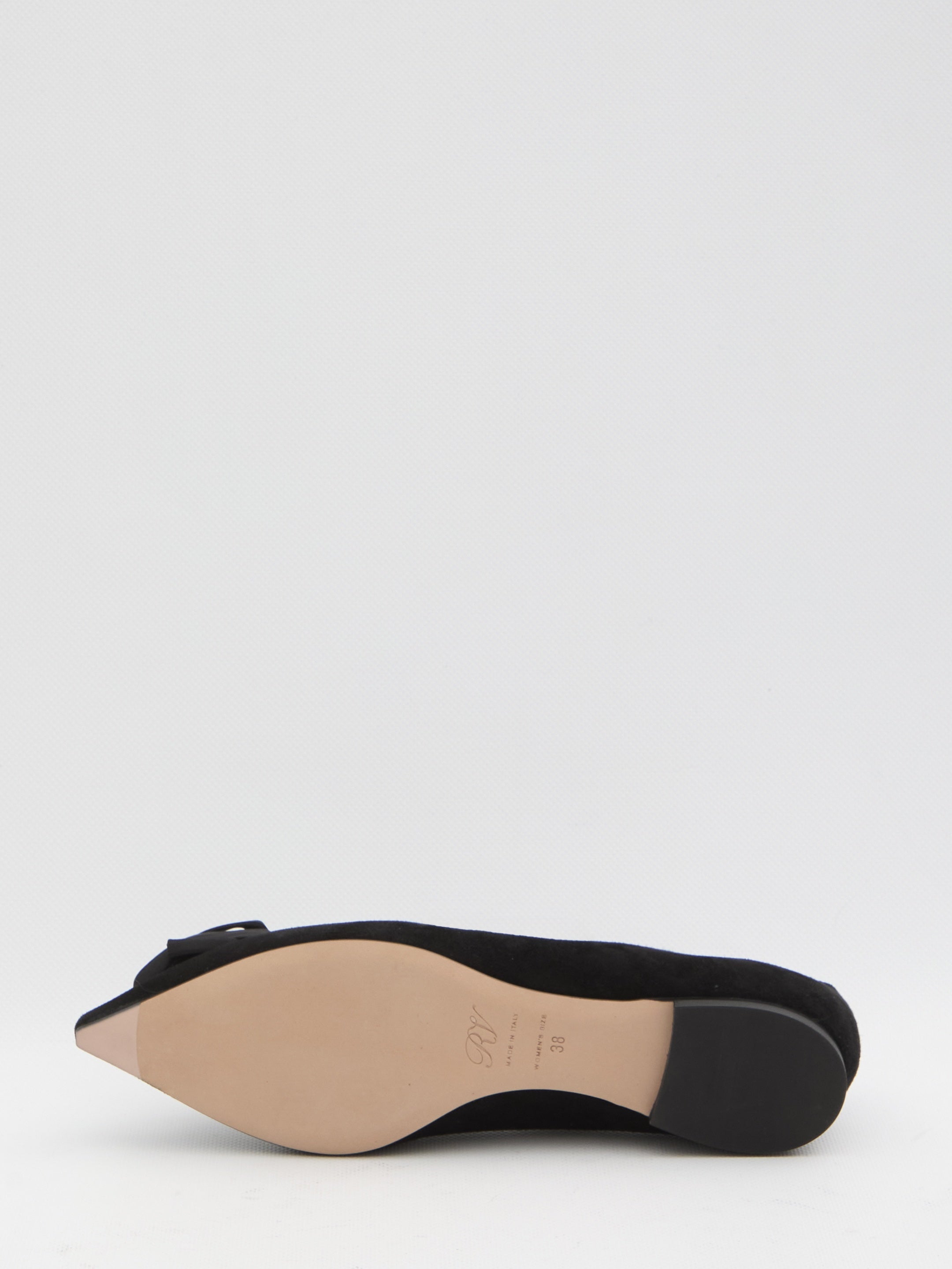 I Love Vivier ballerinas with rose