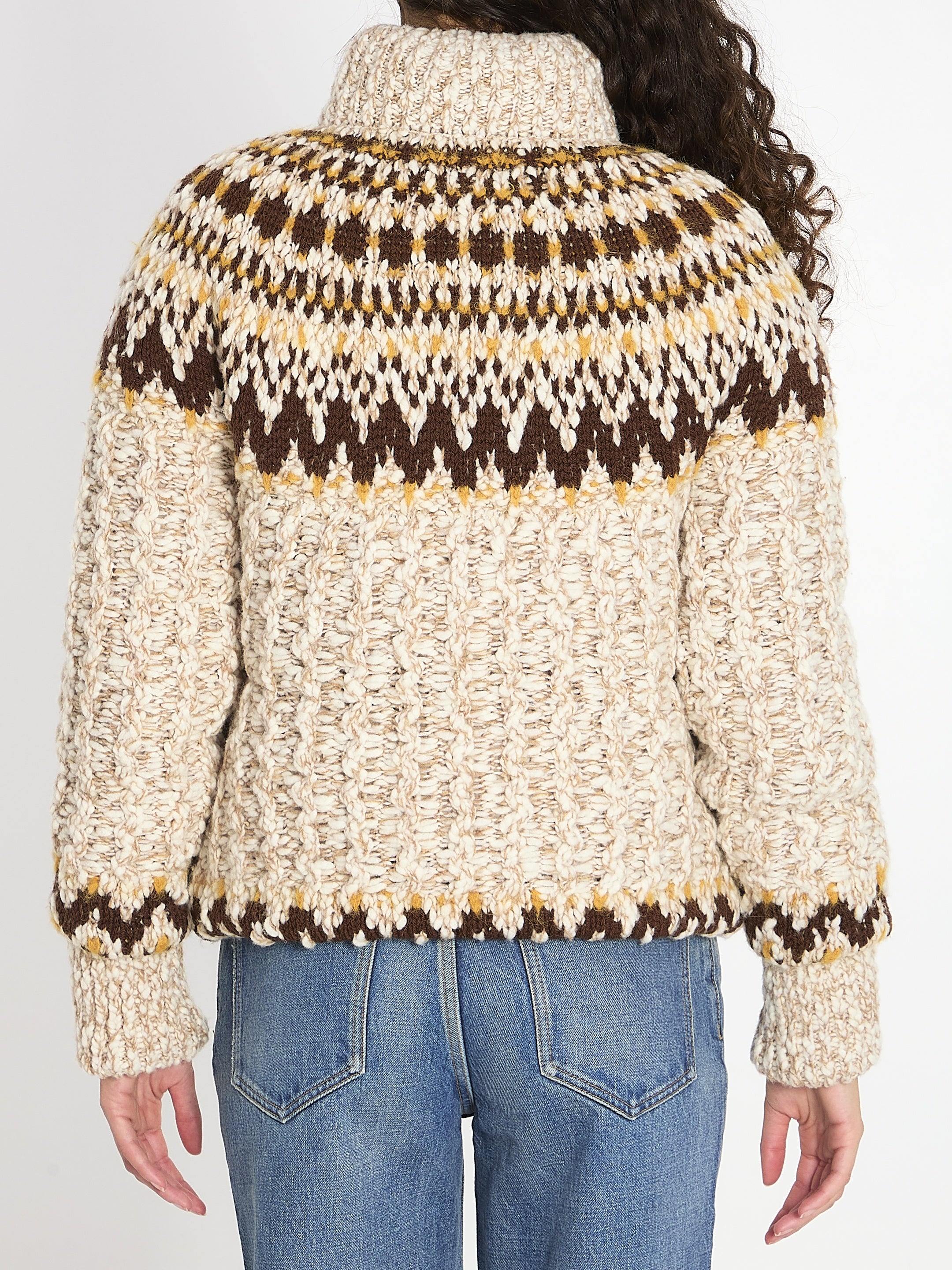 Girose padded cardigan