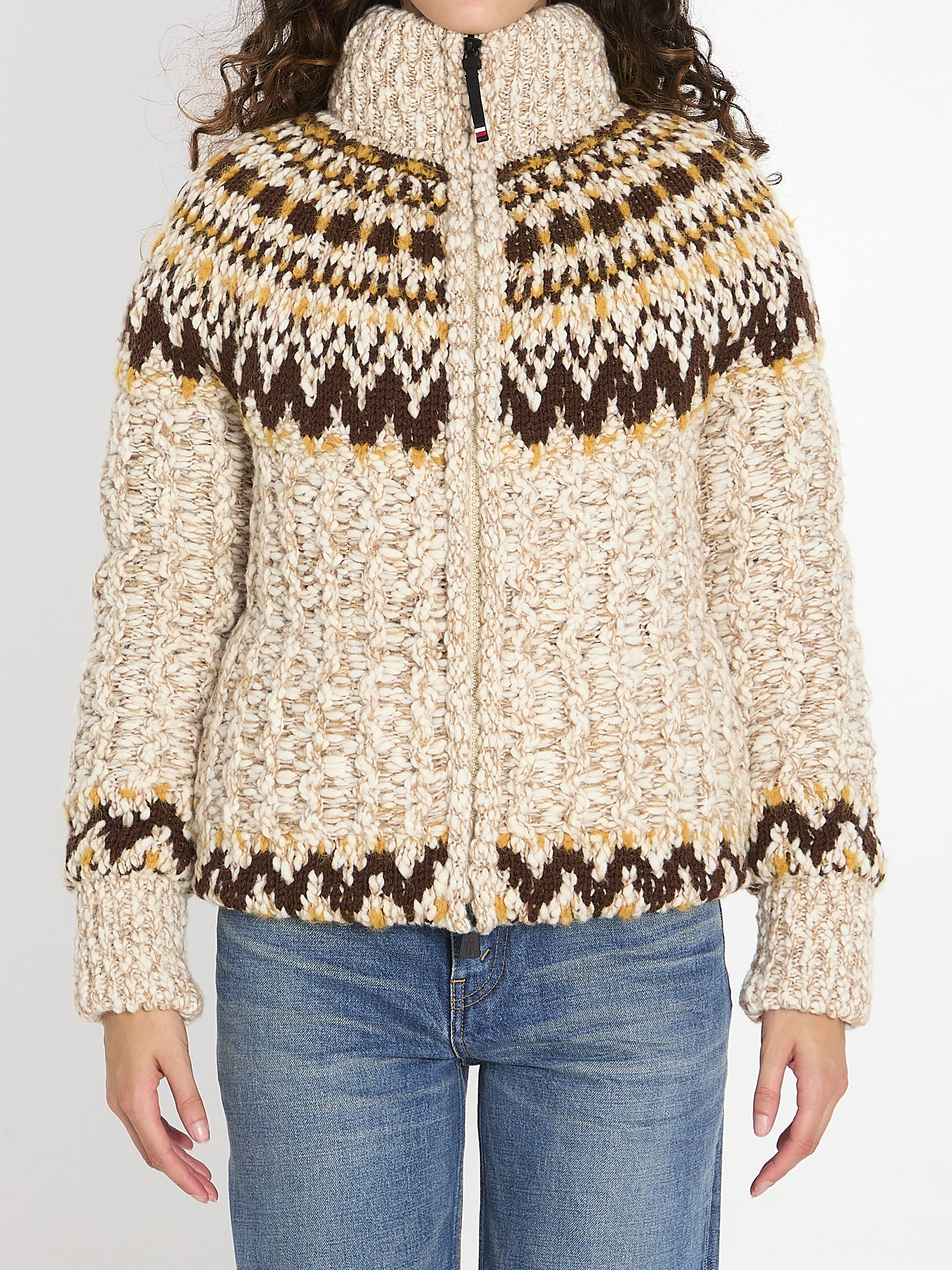 Girose padded cardigan