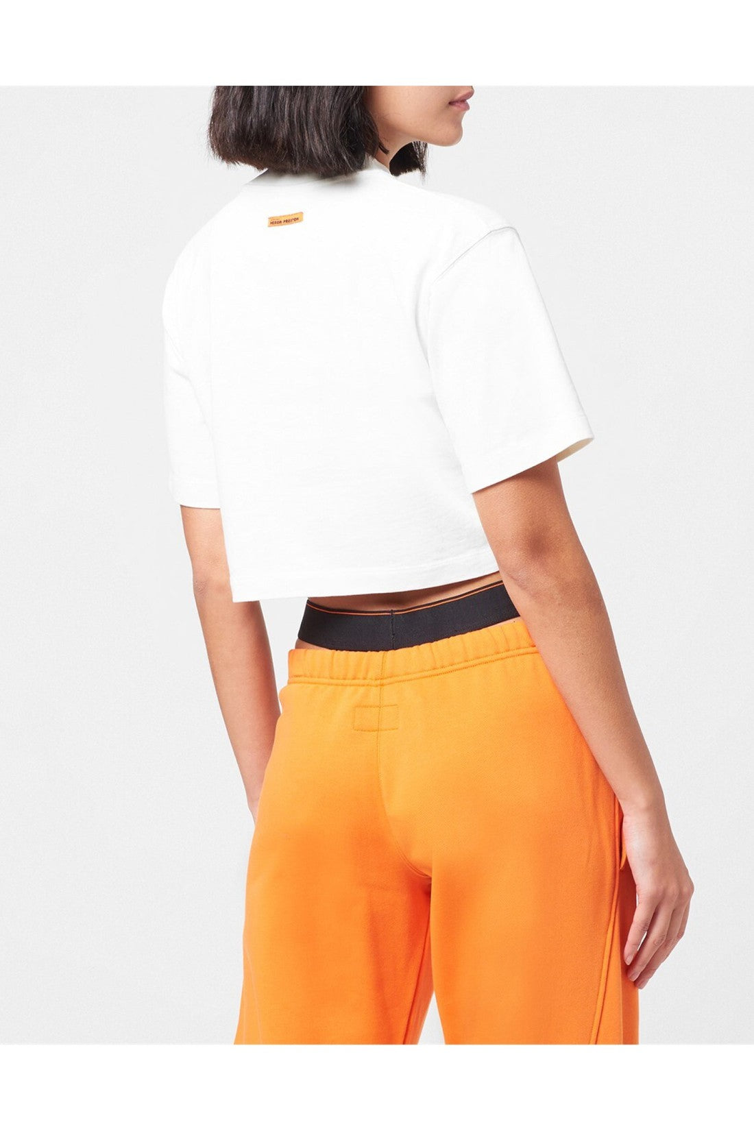 Heron Preston-OUTLET-SALE-NF CTNMB Logo Crop T-Shirt-ARCHIVIST