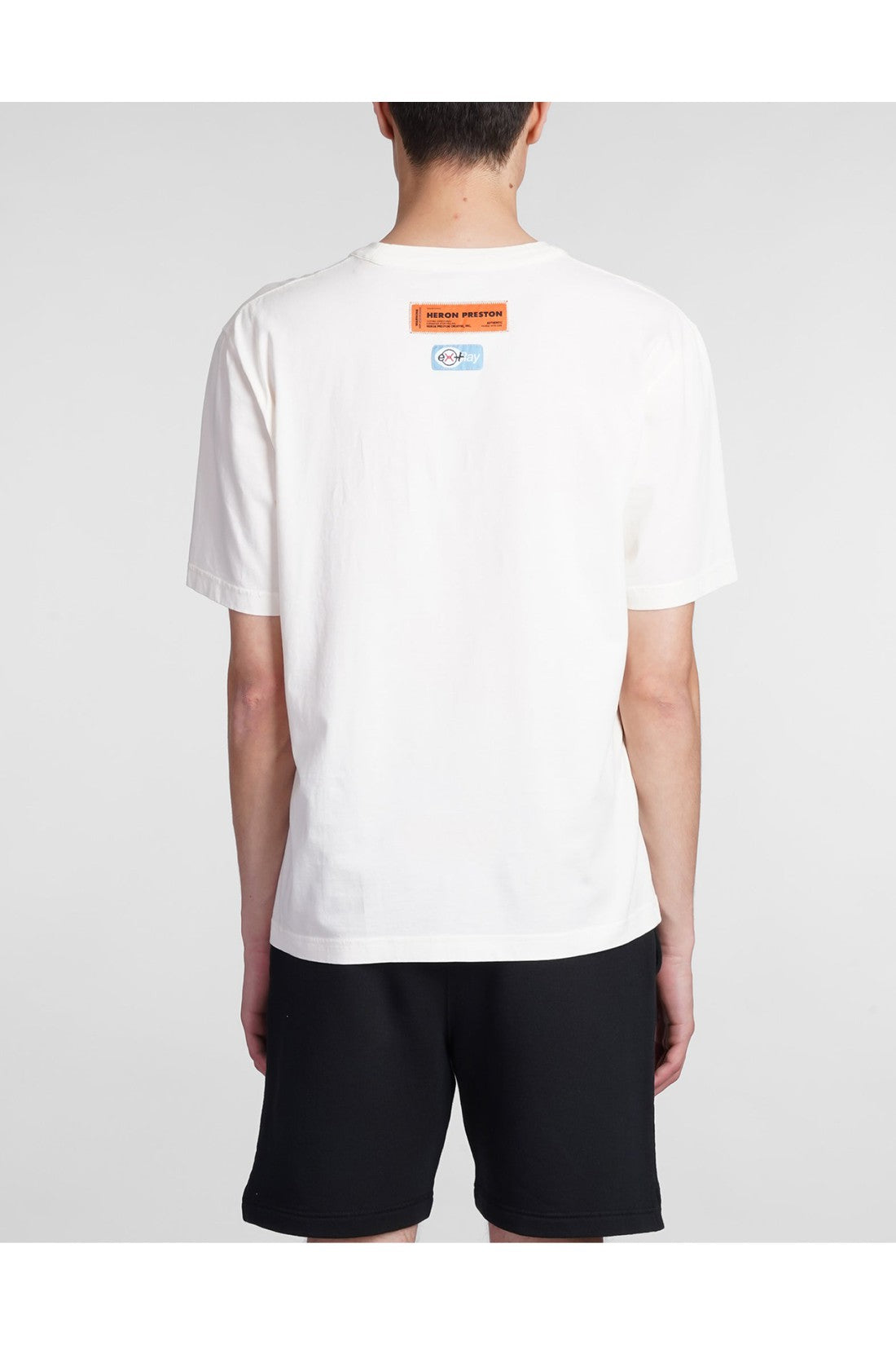 Heron Preston-OUTLET-SALE-NF Ex-Ray Recycled Cotton Logo T-Shirt-ARCHIVIST