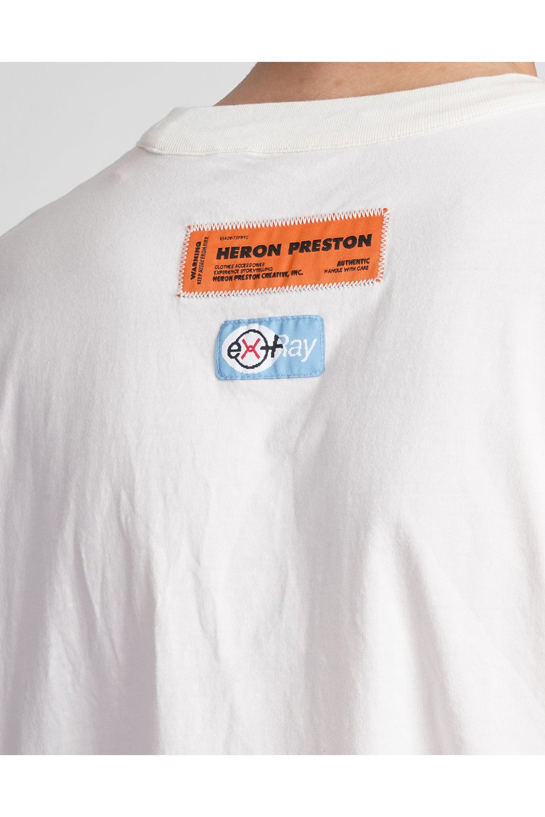 Heron Preston-OUTLET-SALE-NF Ex-Ray Recycled Cotton Logo T-Shirt-ARCHIVIST