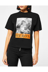 Heron Preston-OUTLET-SALE-NF Heron BW Logo T-Shirt-ARCHIVIST