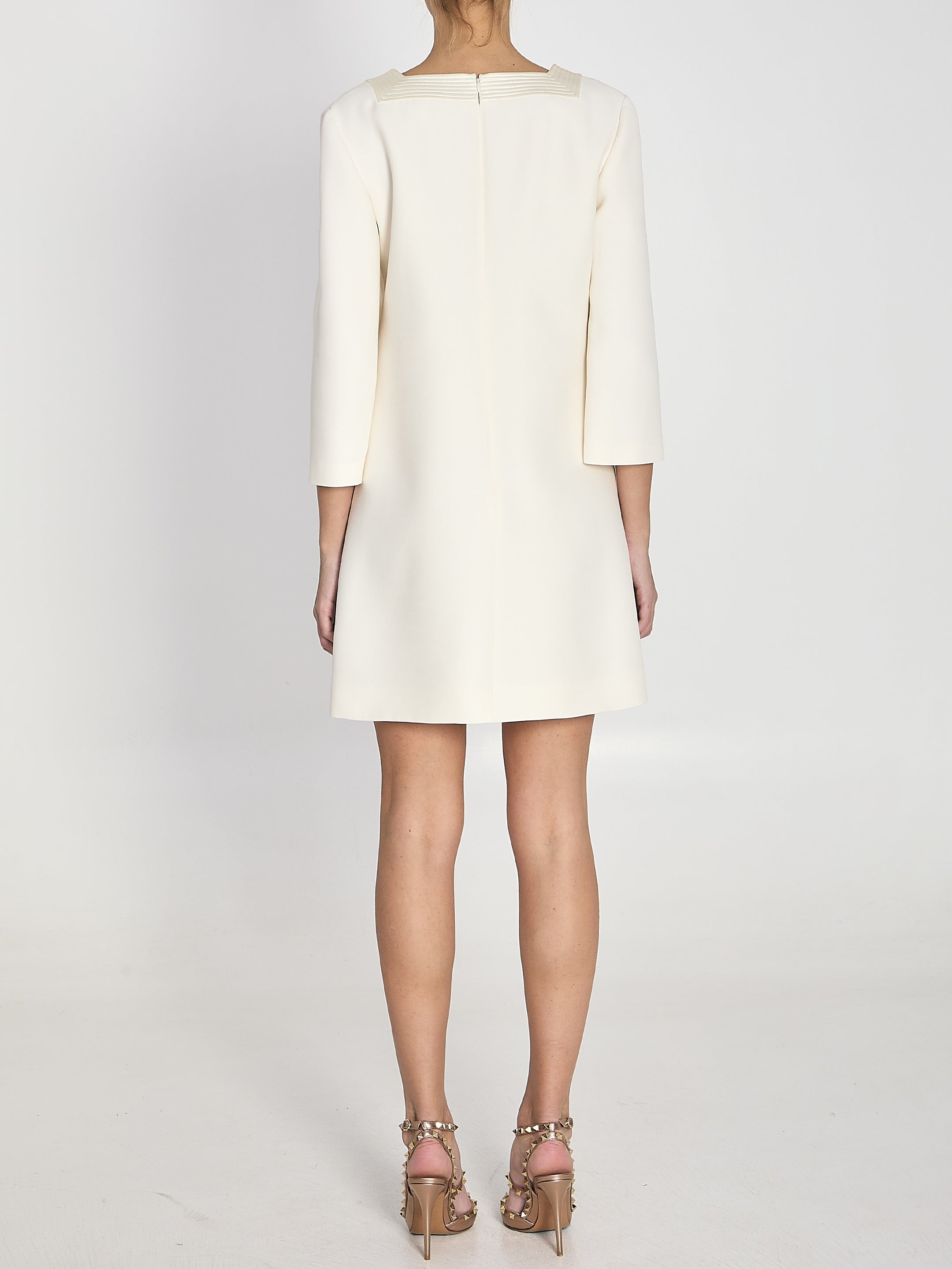 Valentino Garavani-OUTLET-SALE-Crepe Couture dress-ARCHIVIST