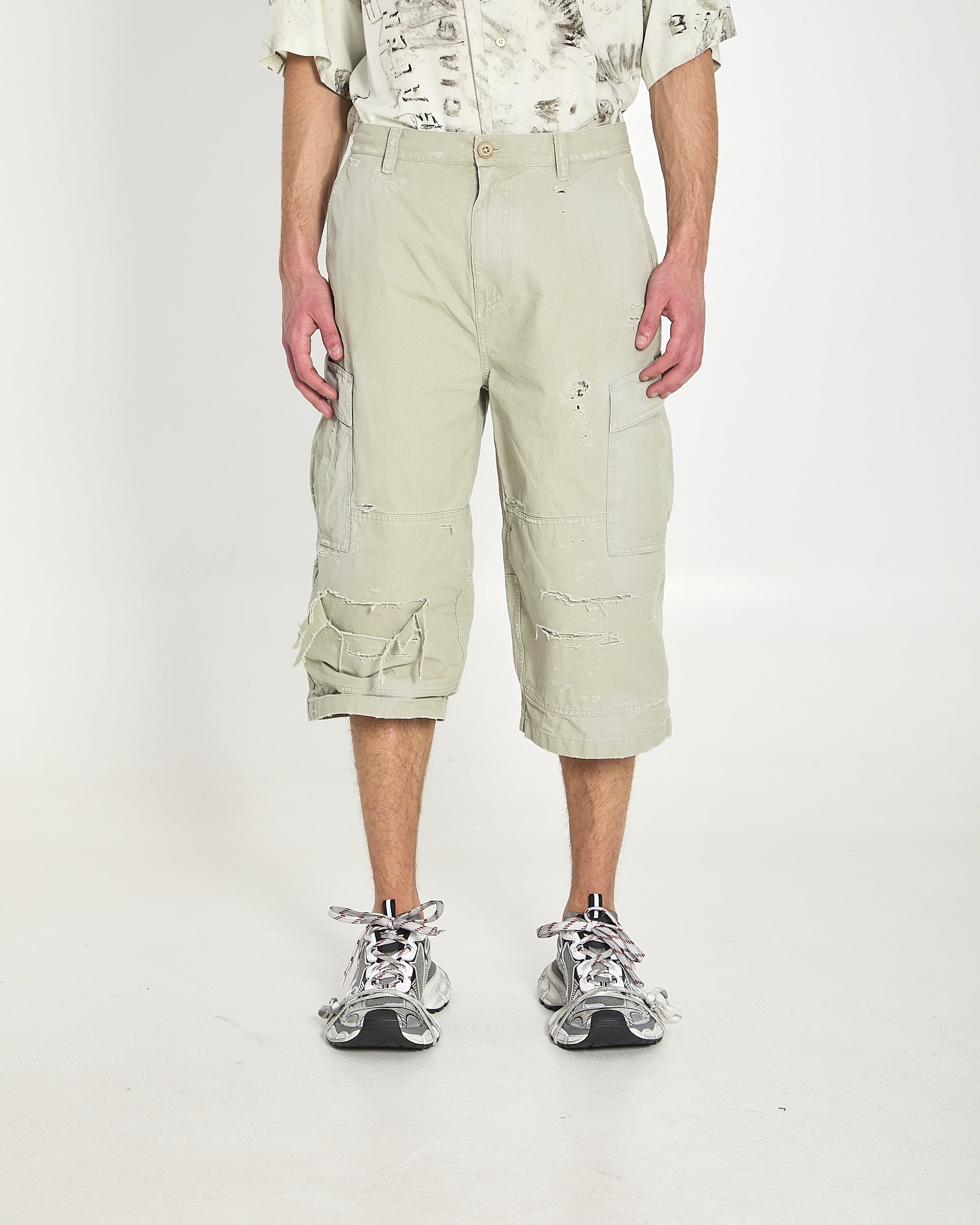 Cropped cargo pants