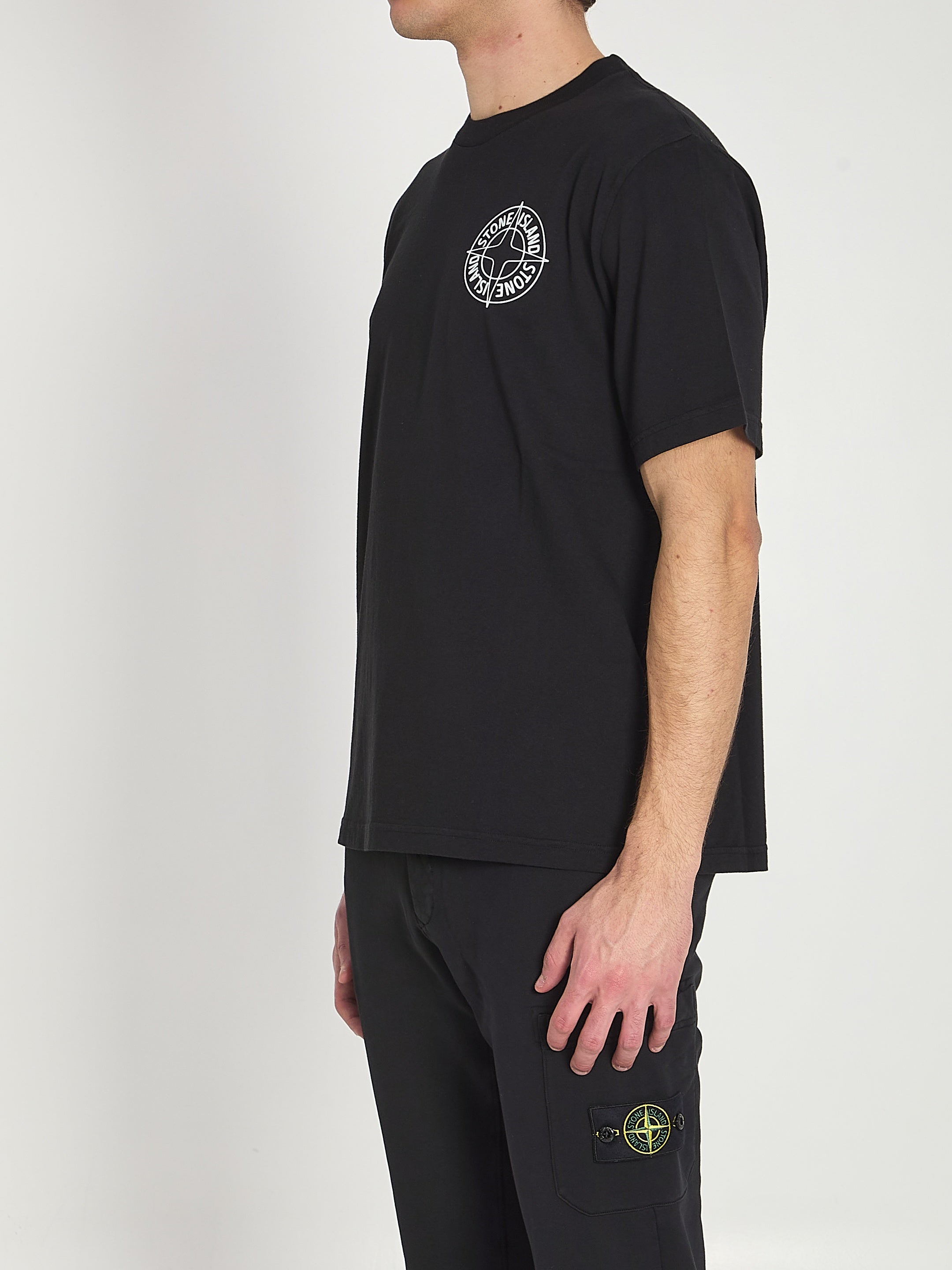 Stone Island-OUTLET-SALE-Cotton jersey t-shirt-ARCHIVIST