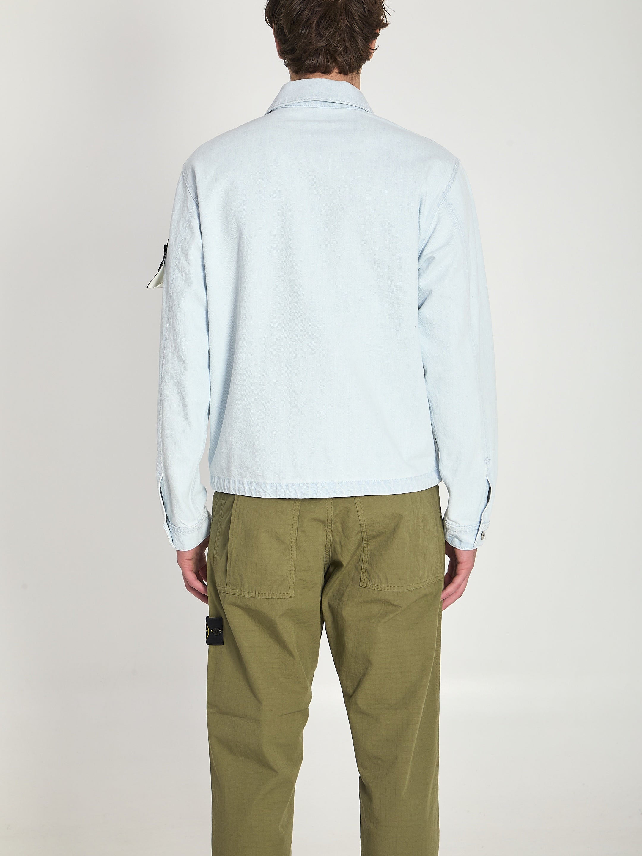 Ultra-bleached denim jacket