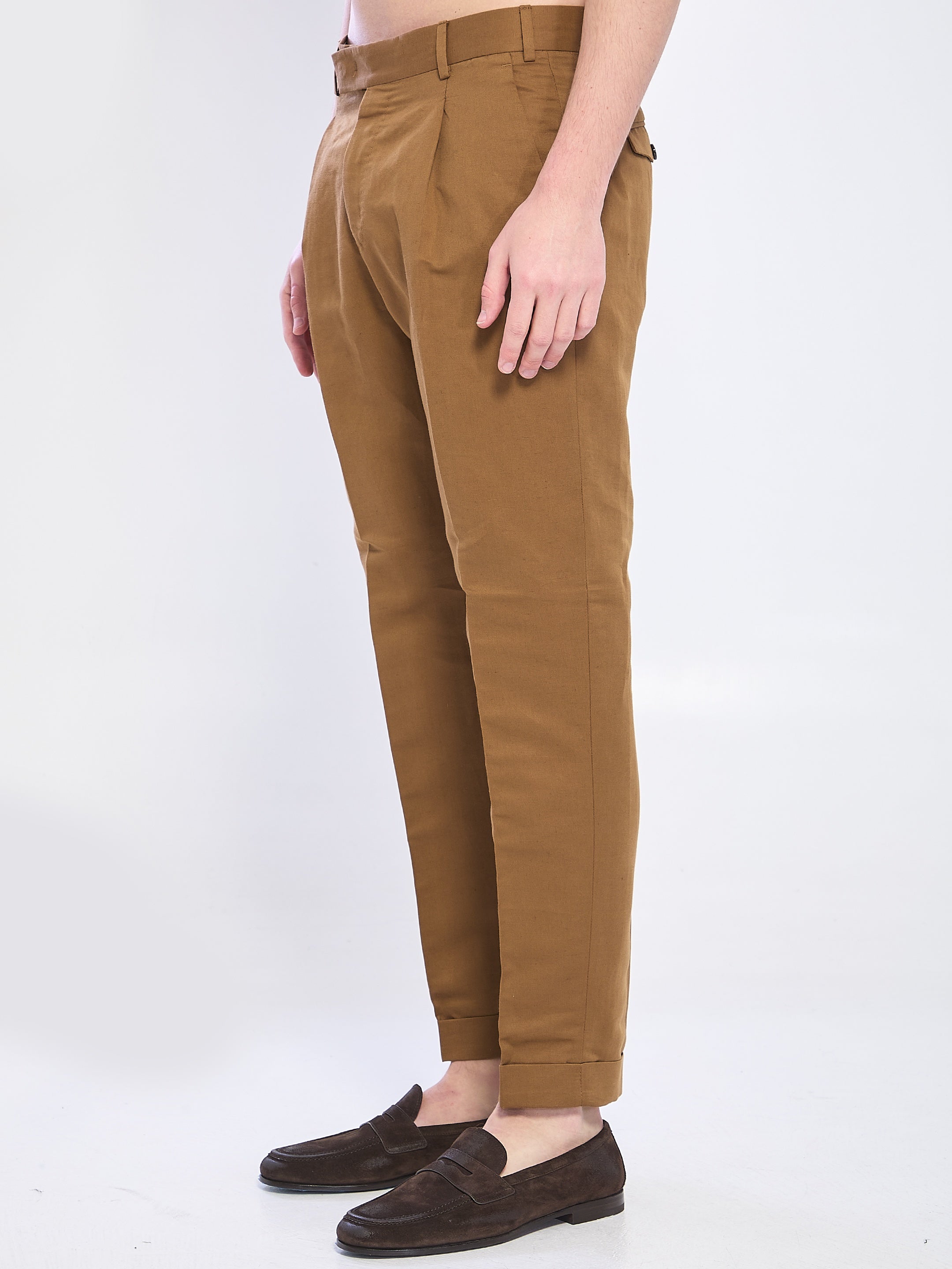 Rebel pants in linen and cotton
