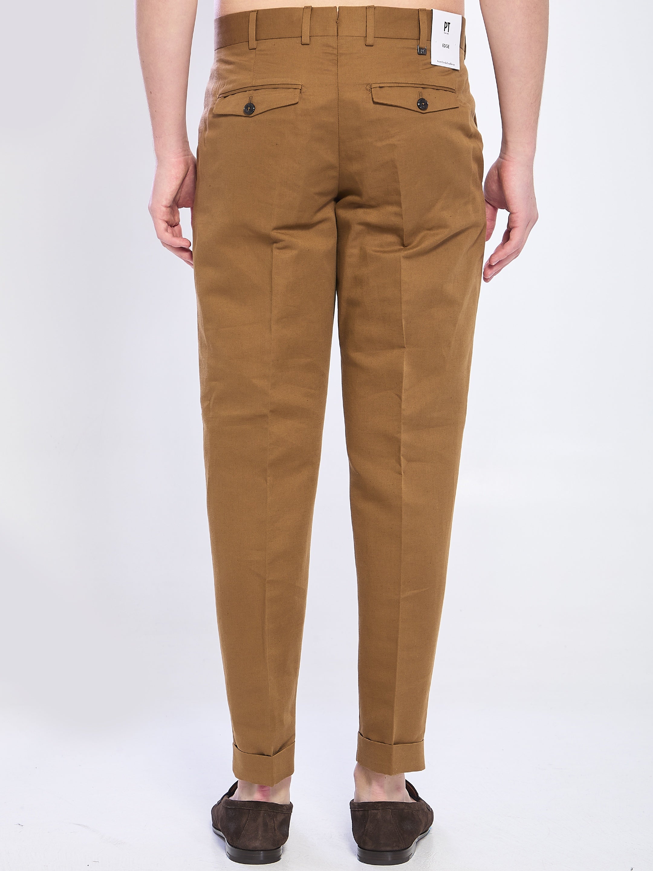 Rebel pants in linen and cotton