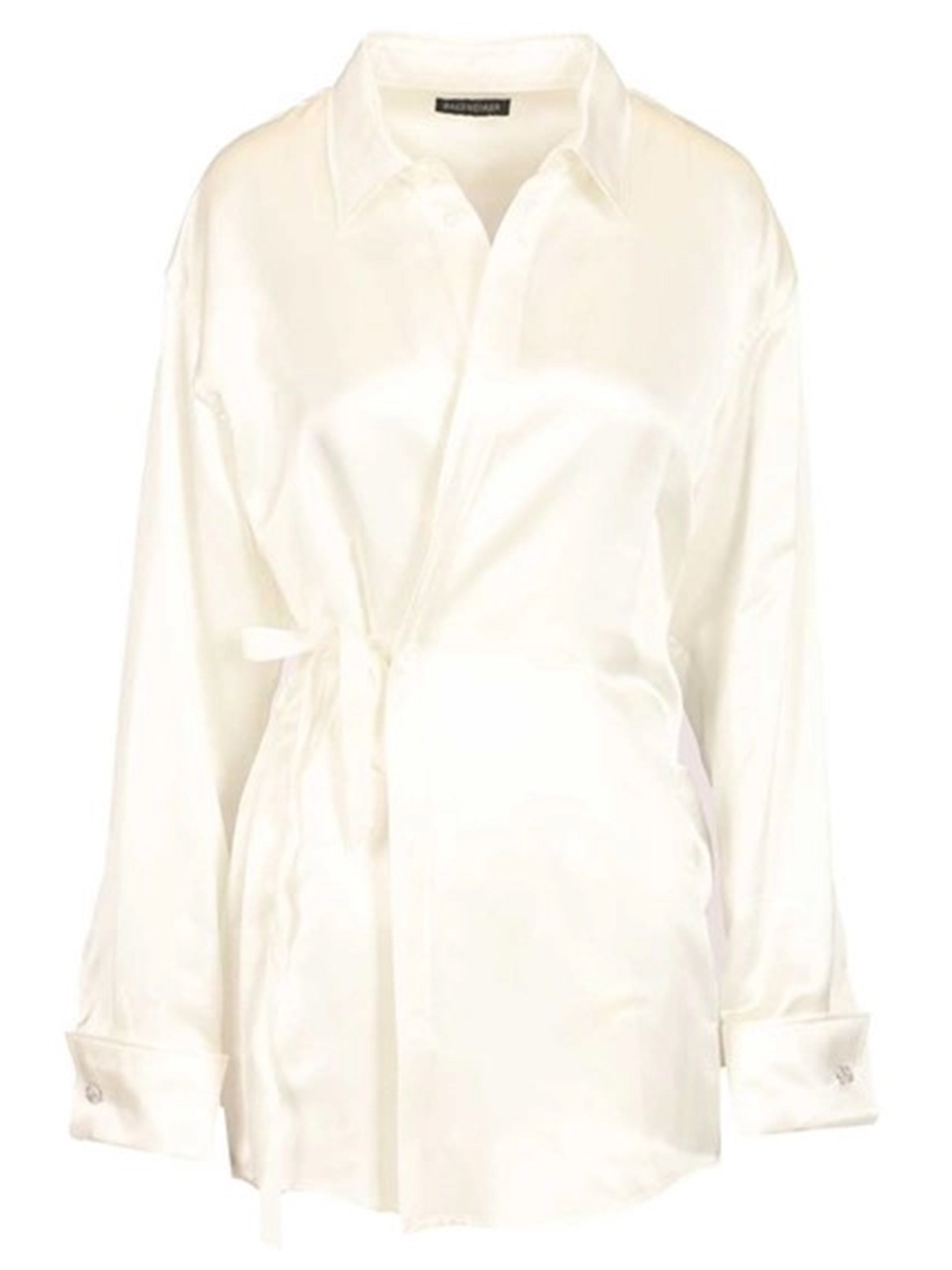Ivory wrap shirt