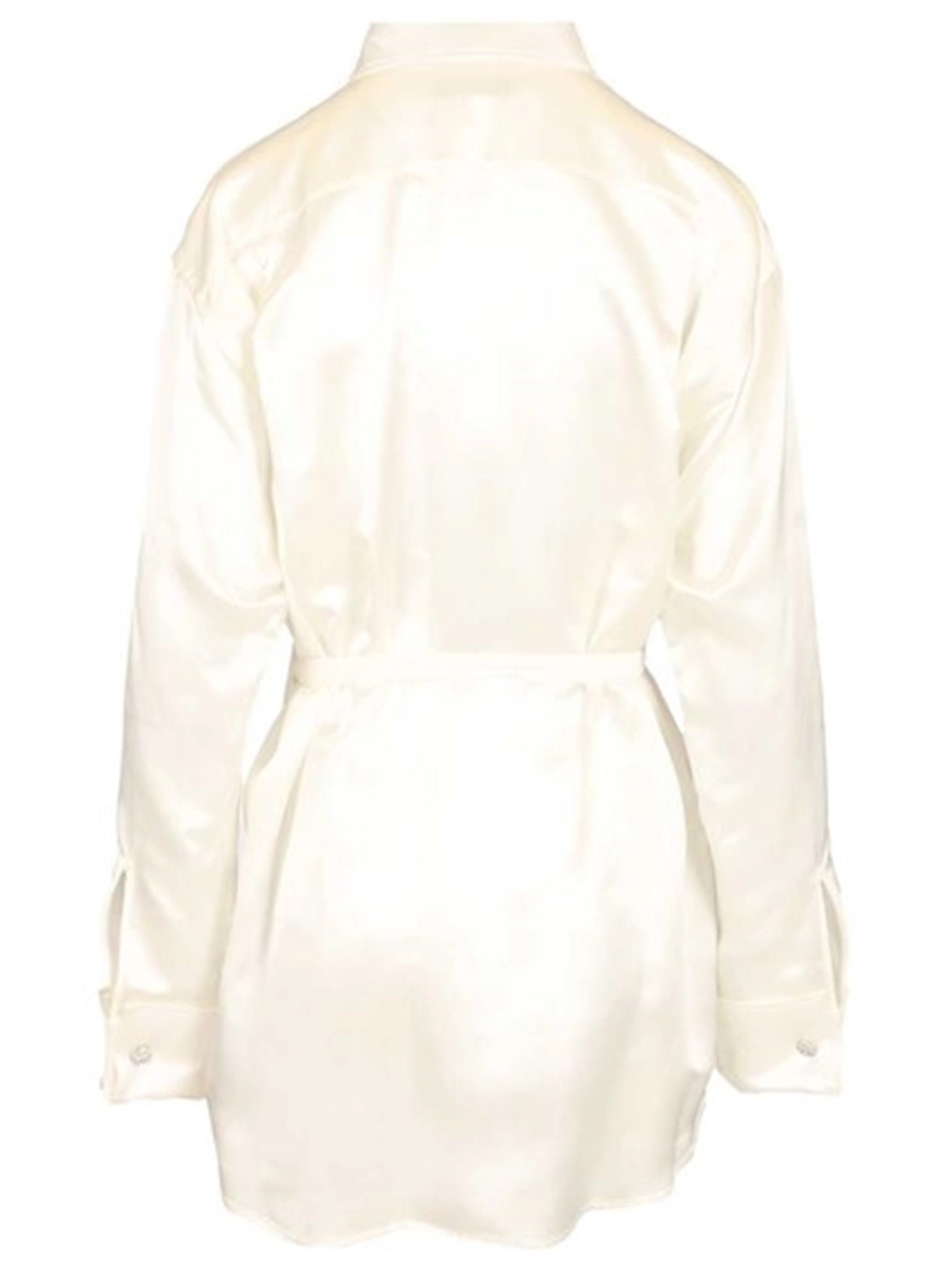 Ivory wrap shirt
