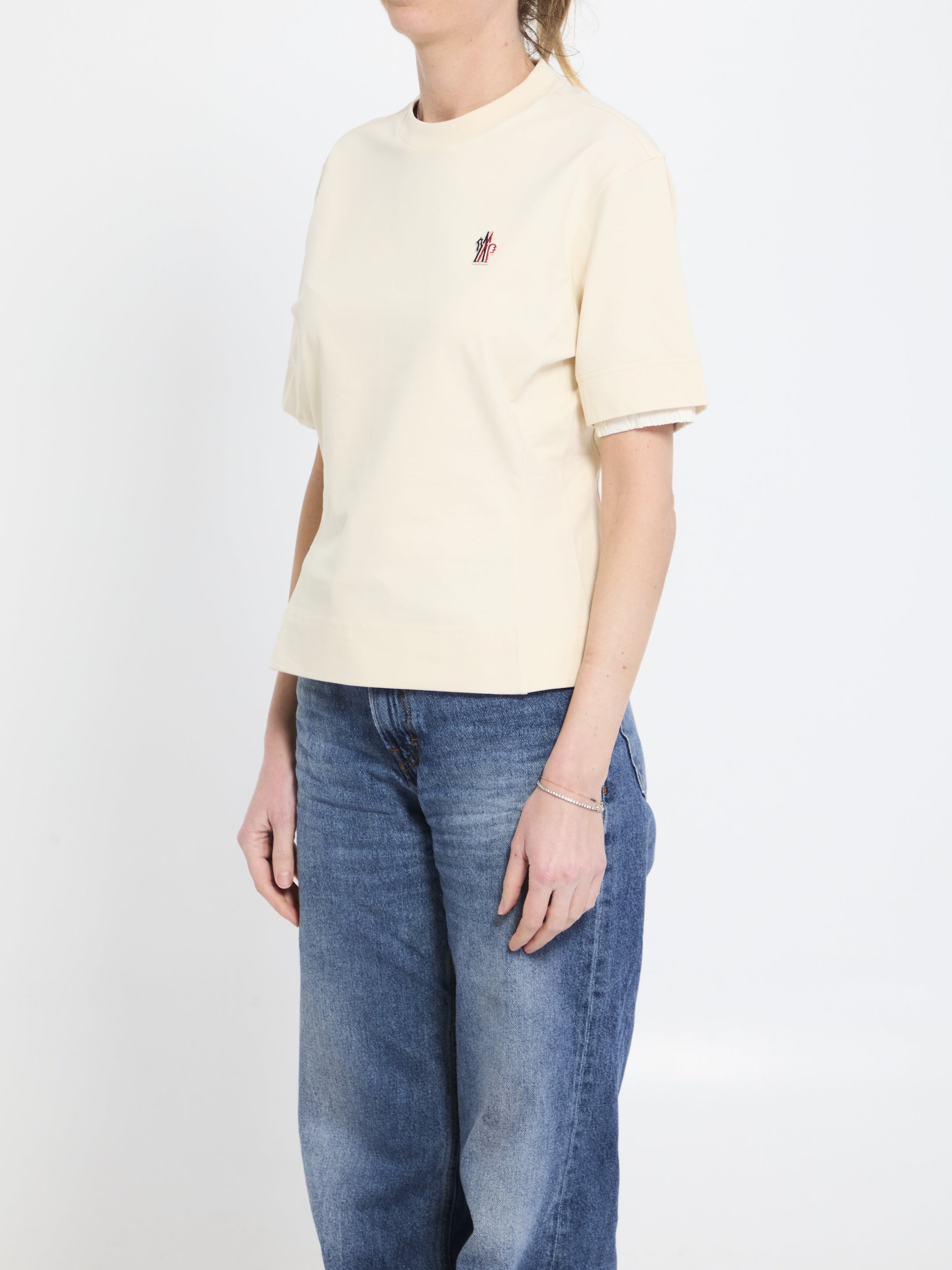 Stretch cotton T-shirt