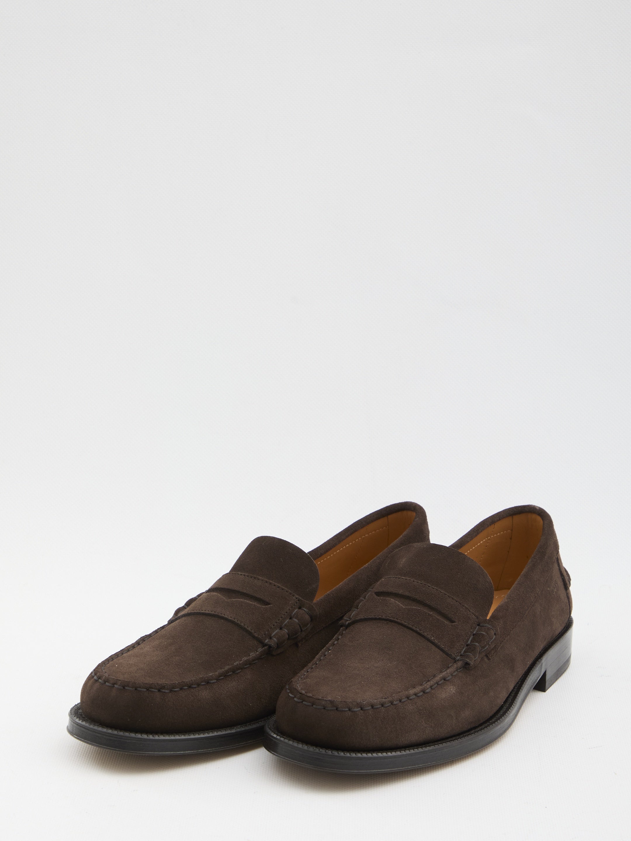 Suede loafers