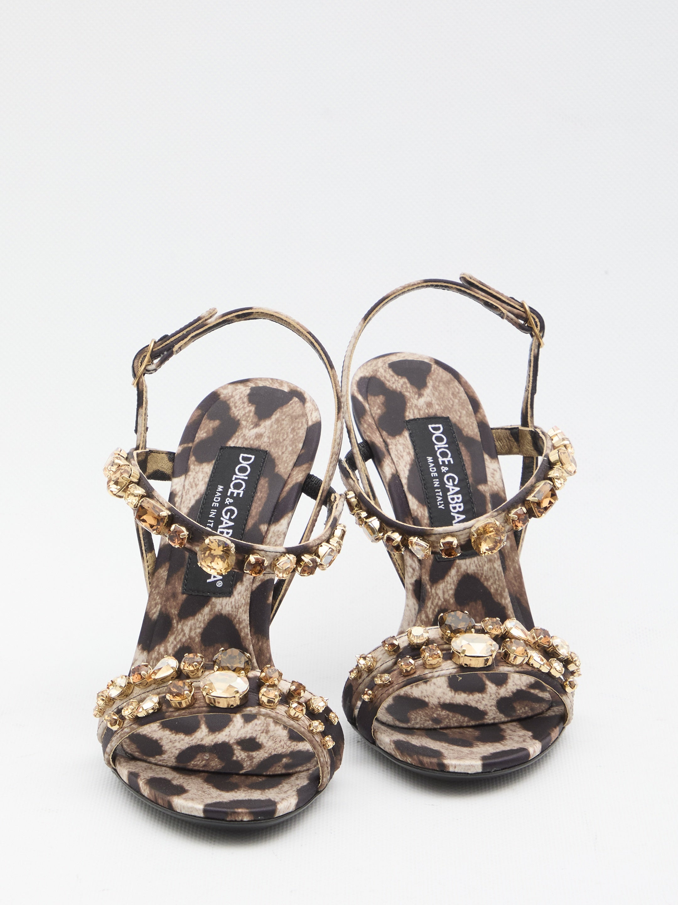 Animal print sandals