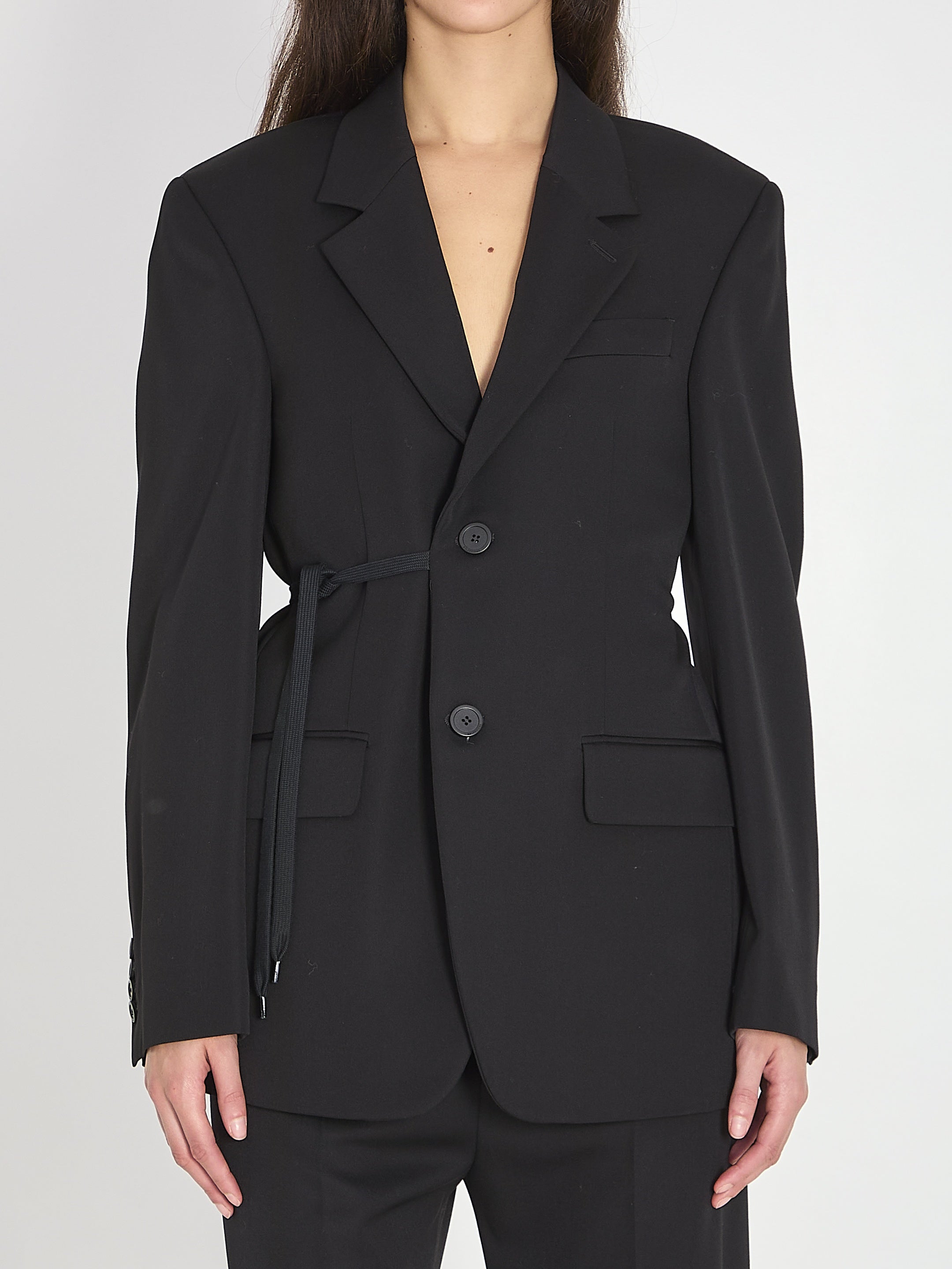 Tailored wrap jacket
