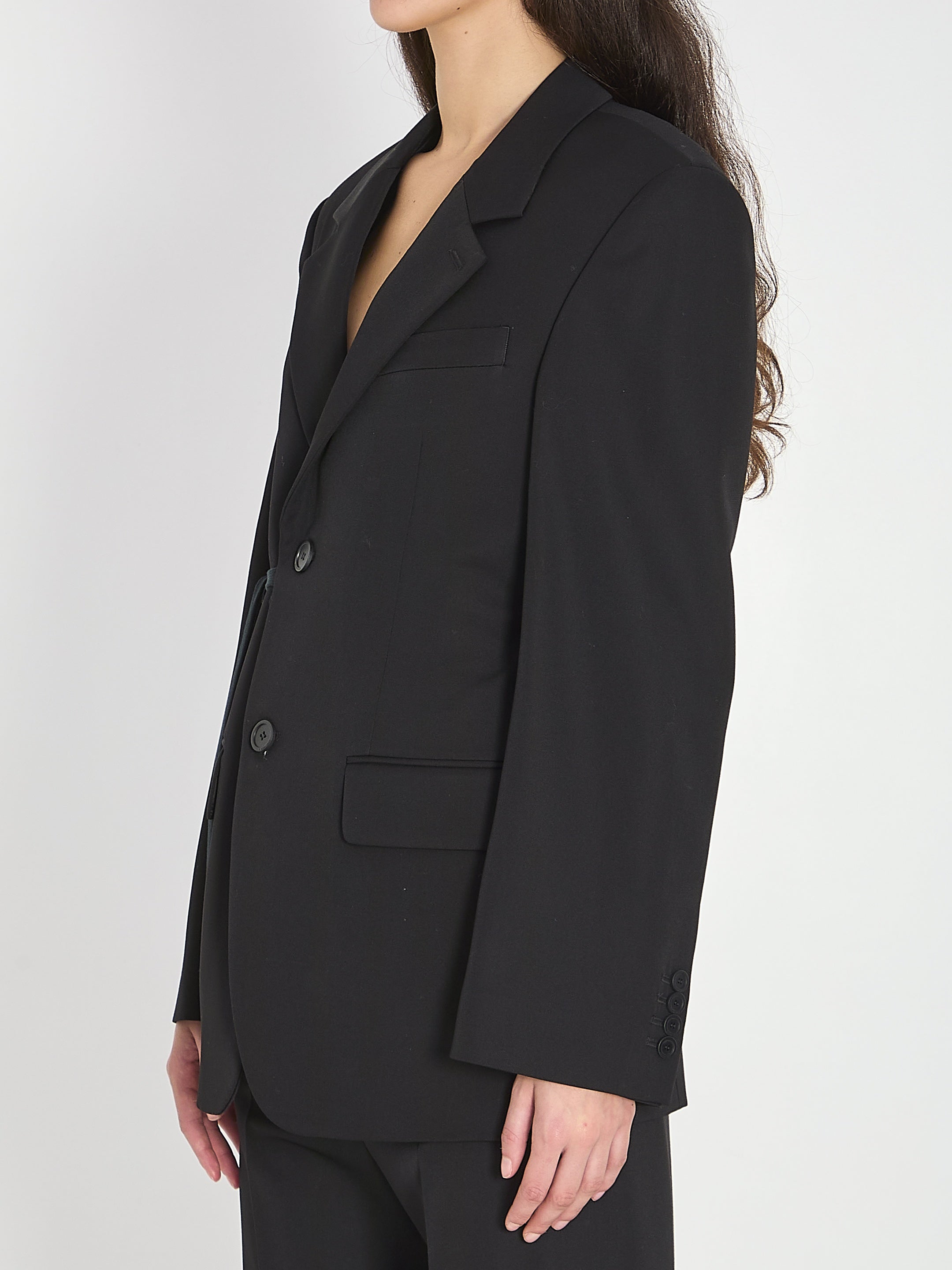 Tailored wrap jacket